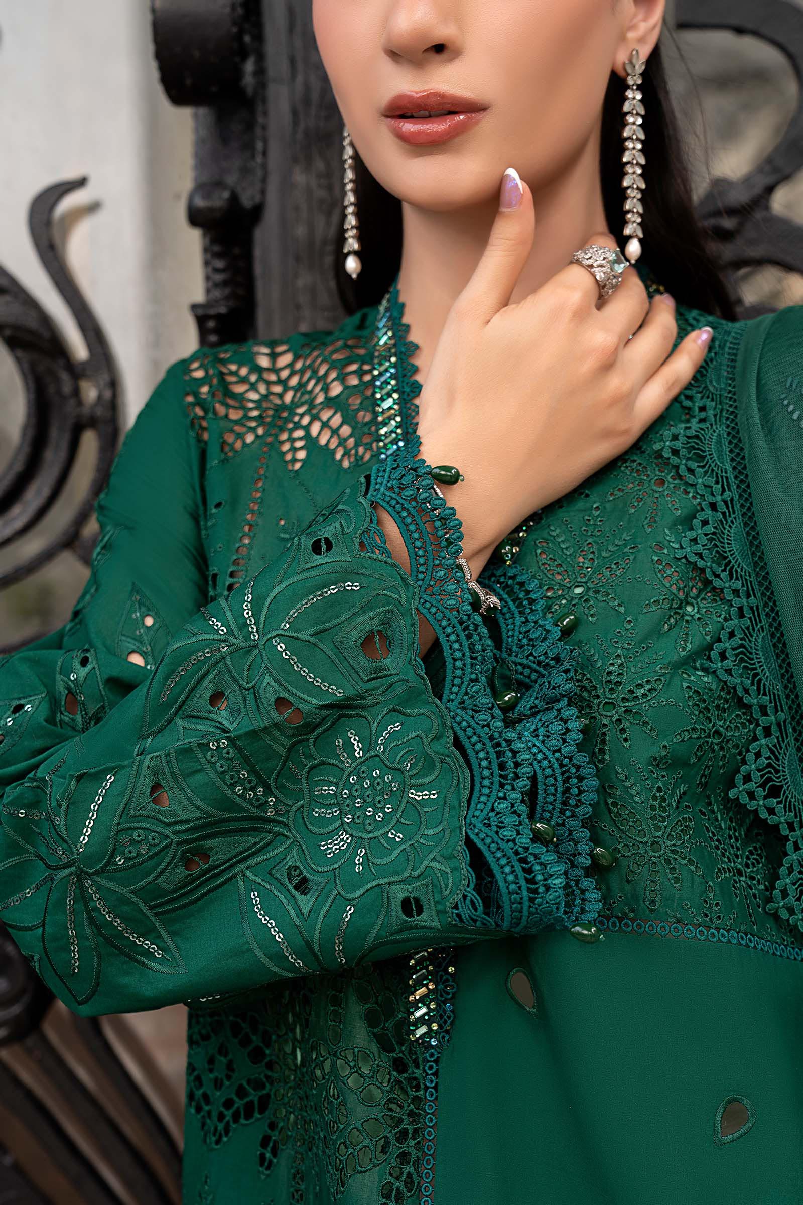 3 Piece Embroidered Lawn Suit - Image 4