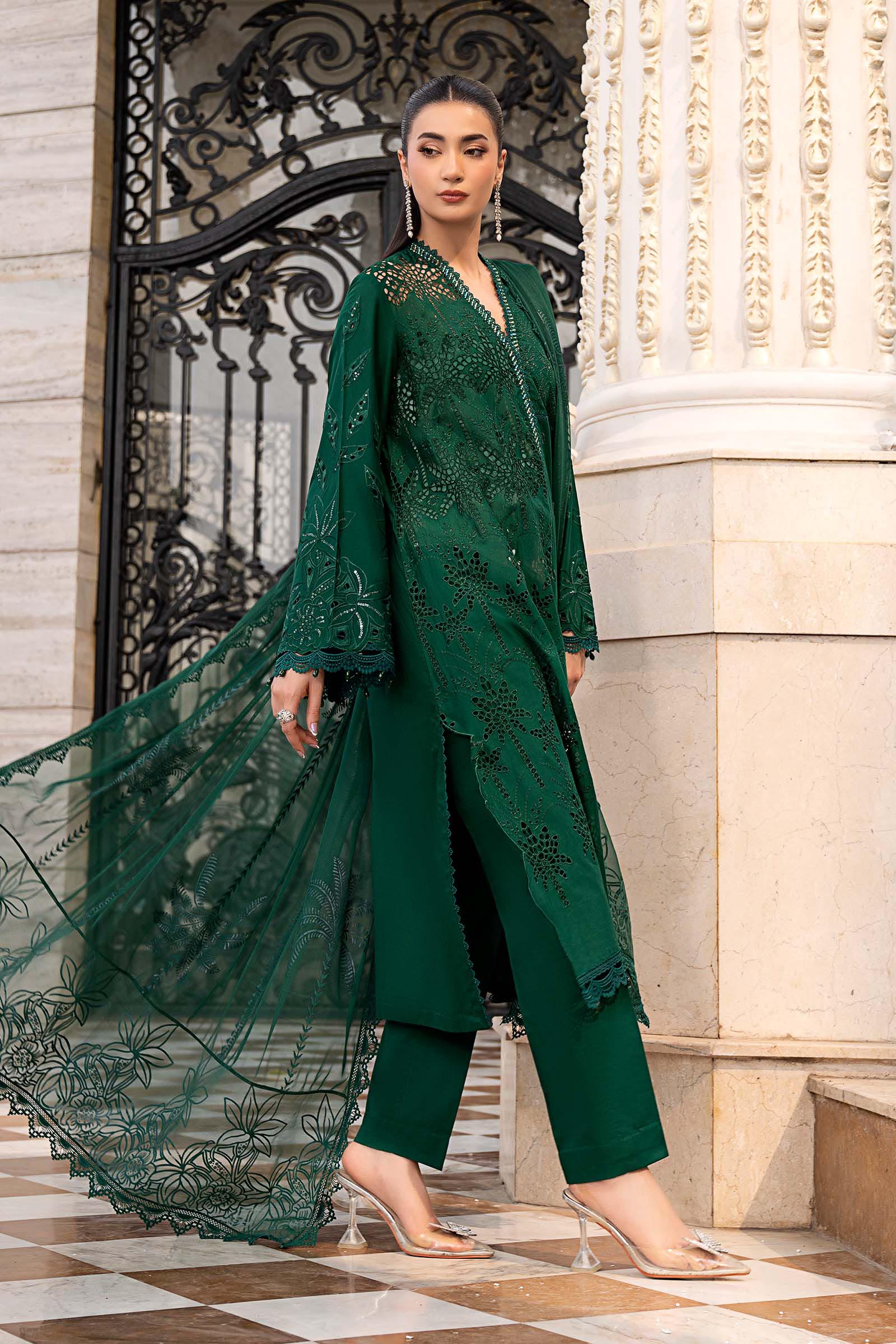 3 Piece Embroidered Lawn Suit - Image 9