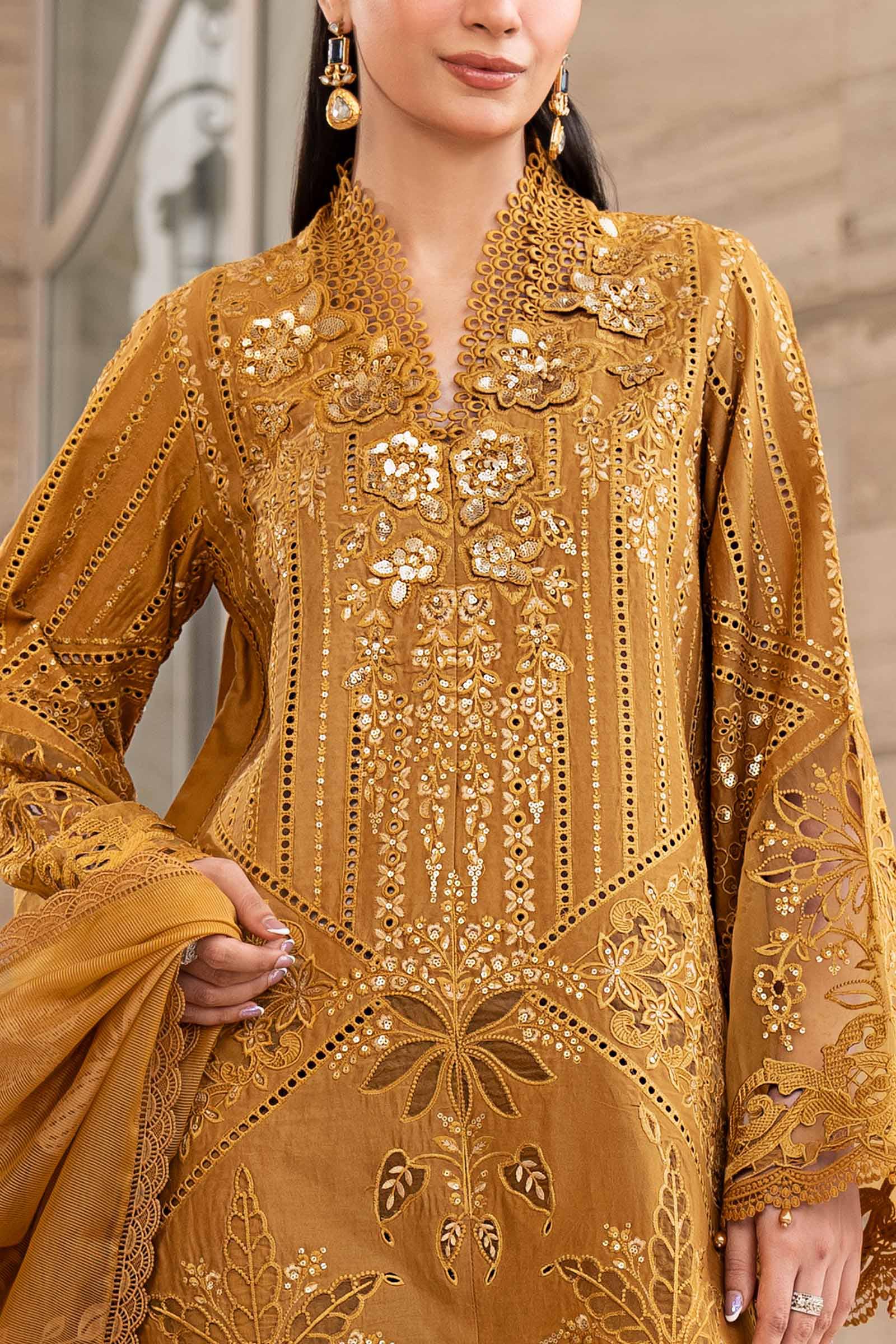 3 Piece Embroidered Lawn Suit - Image 5