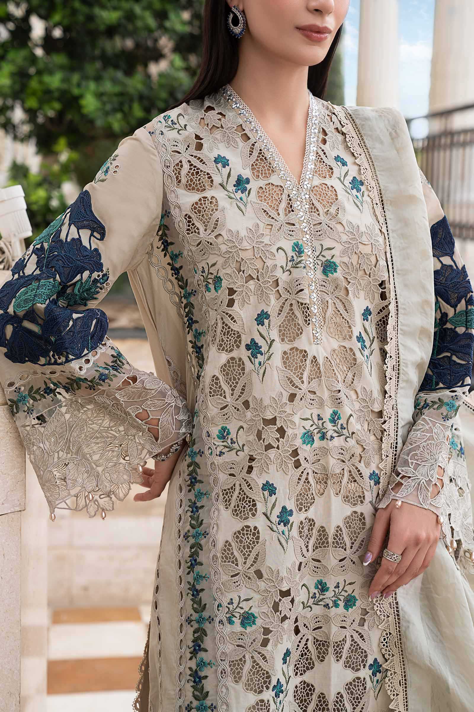 3 Piece Embroidered Lawn Suit - Image 5
