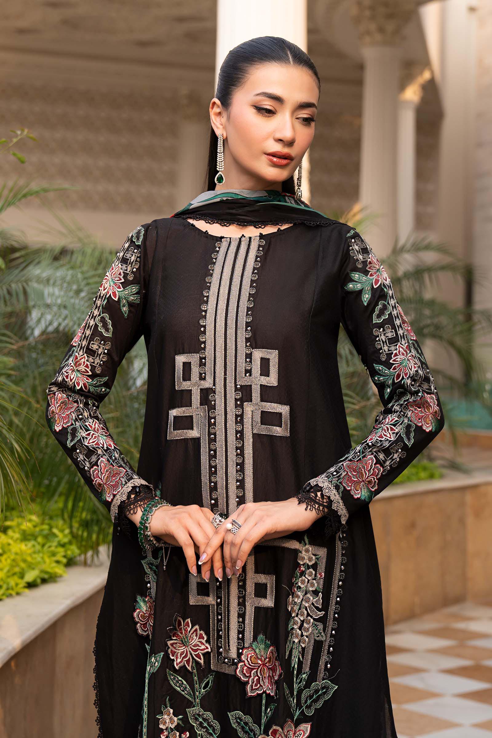 3 Piece Embroidered Jacquard Lawn Suit - Image 2