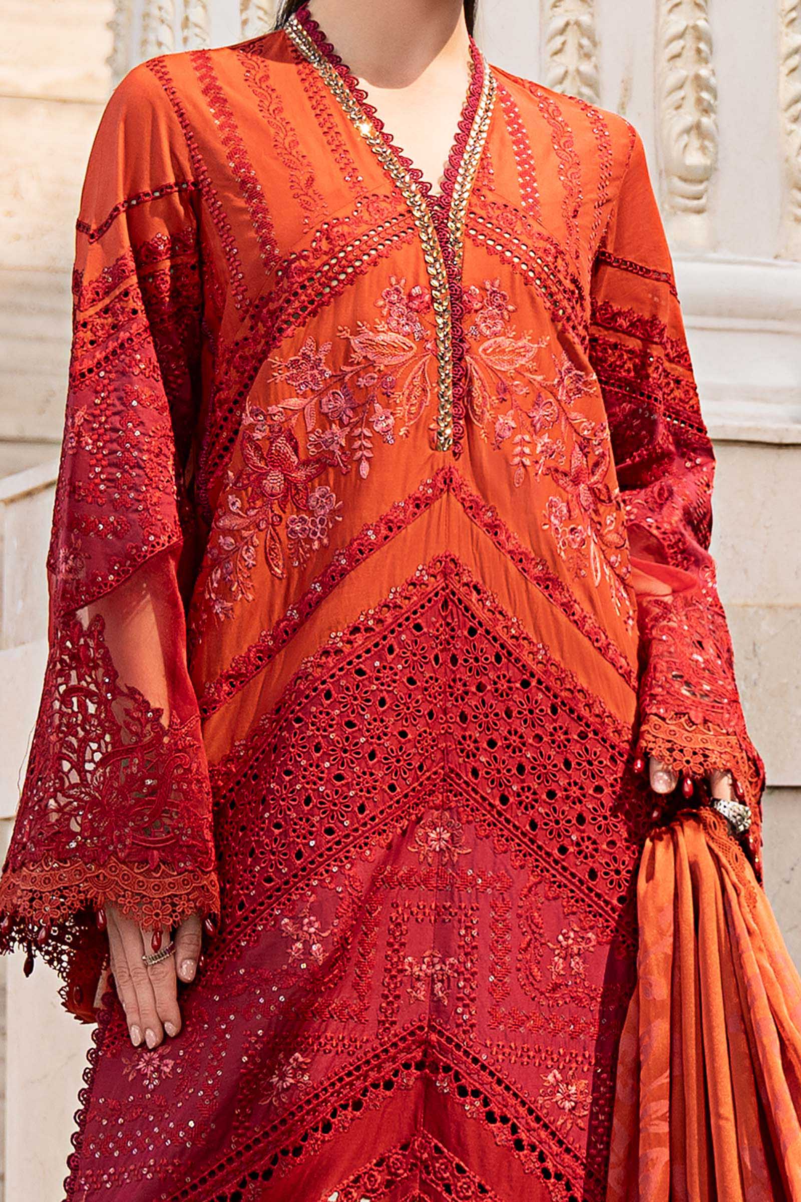 3 Piece Embroidered Lawn Suit - Image 5