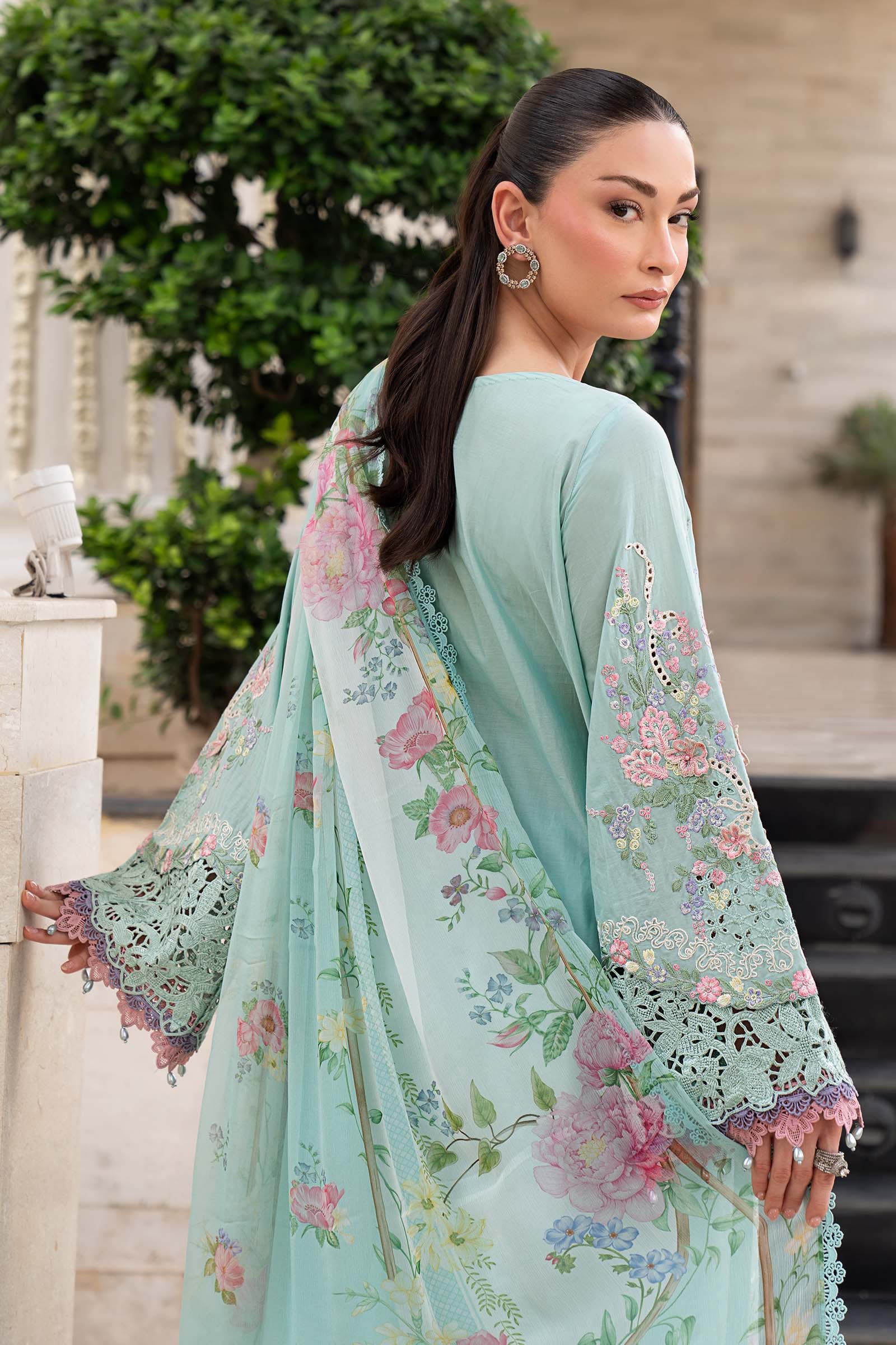 3 Piece Embroidered Lawn Suit - Image 7