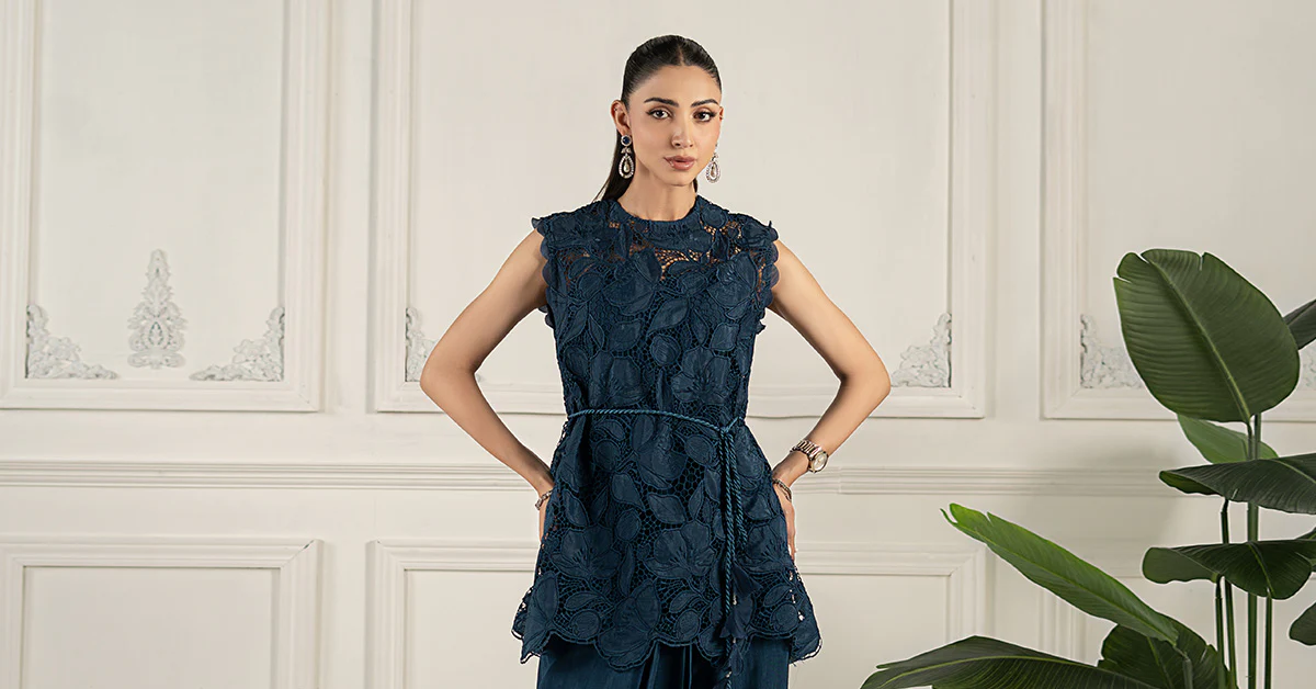 Embroidered Silk Fabric (1Pc) | LF-CH1 - Image 6