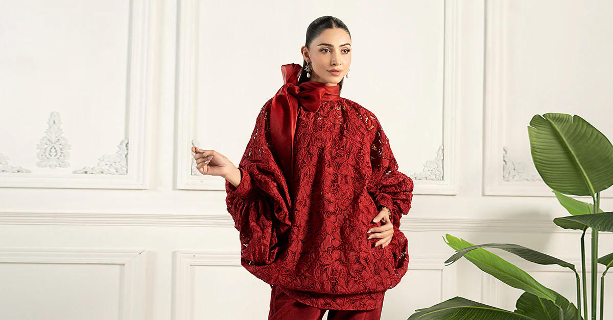 Embroidered Silk Fabric (1Pc) | LF-CH2R1 - Image 4
