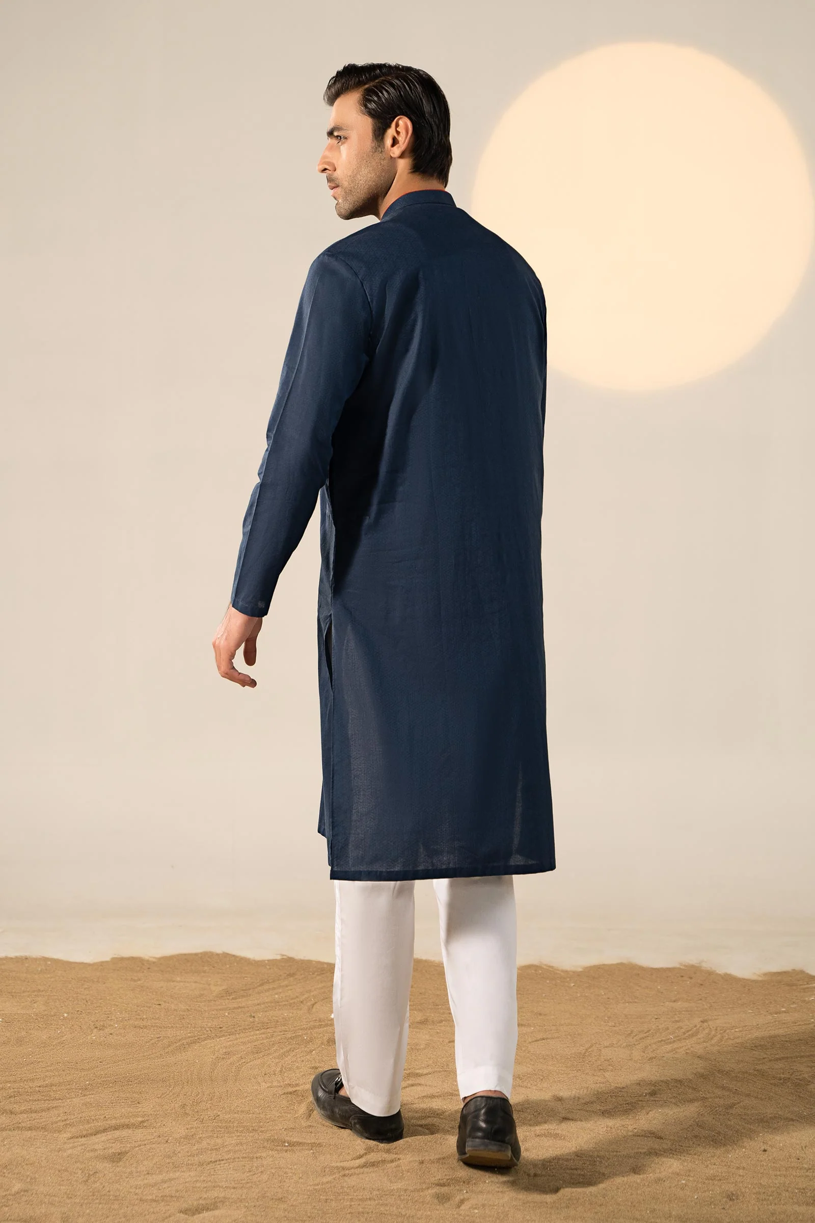 Self Dobby Kurta - Image 9