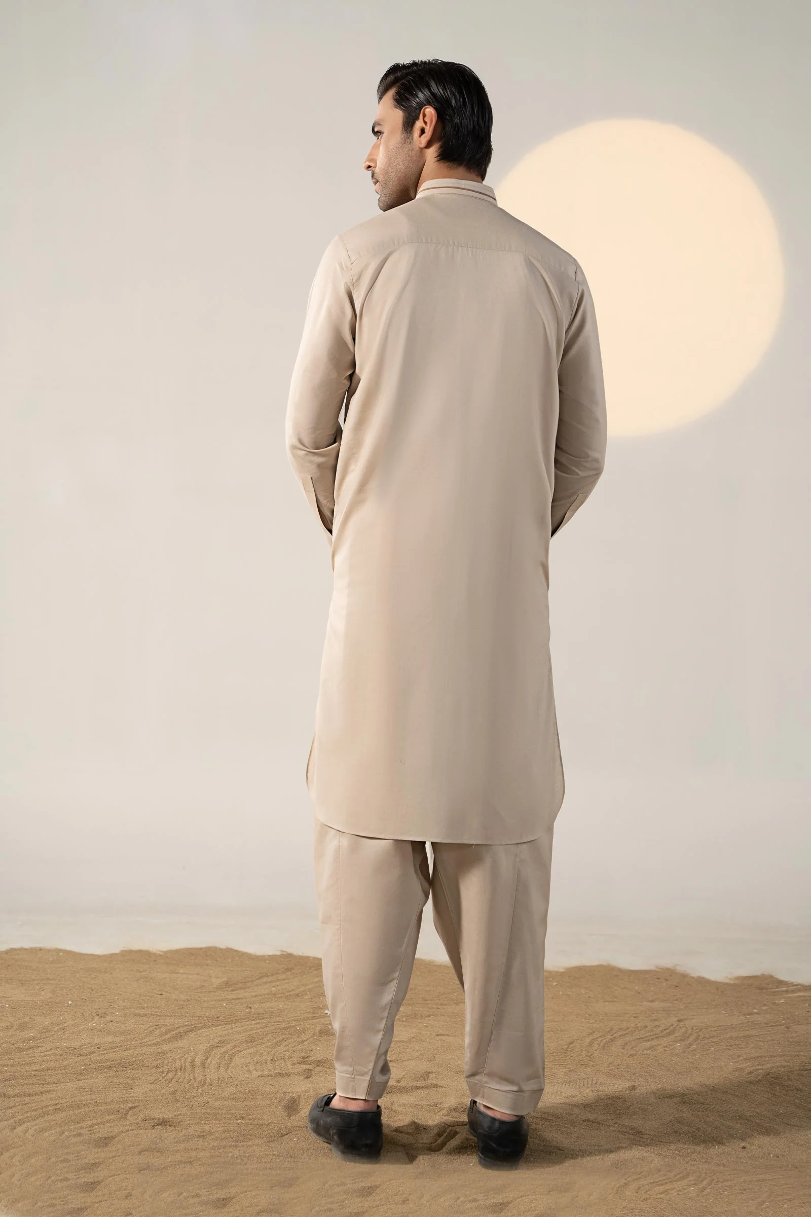Dyed Cotton Silk Suit - Image 6