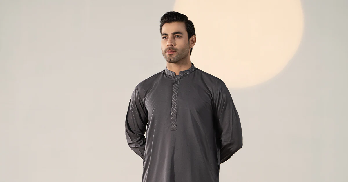 Dyed Cotton Silk Suit - Image 6