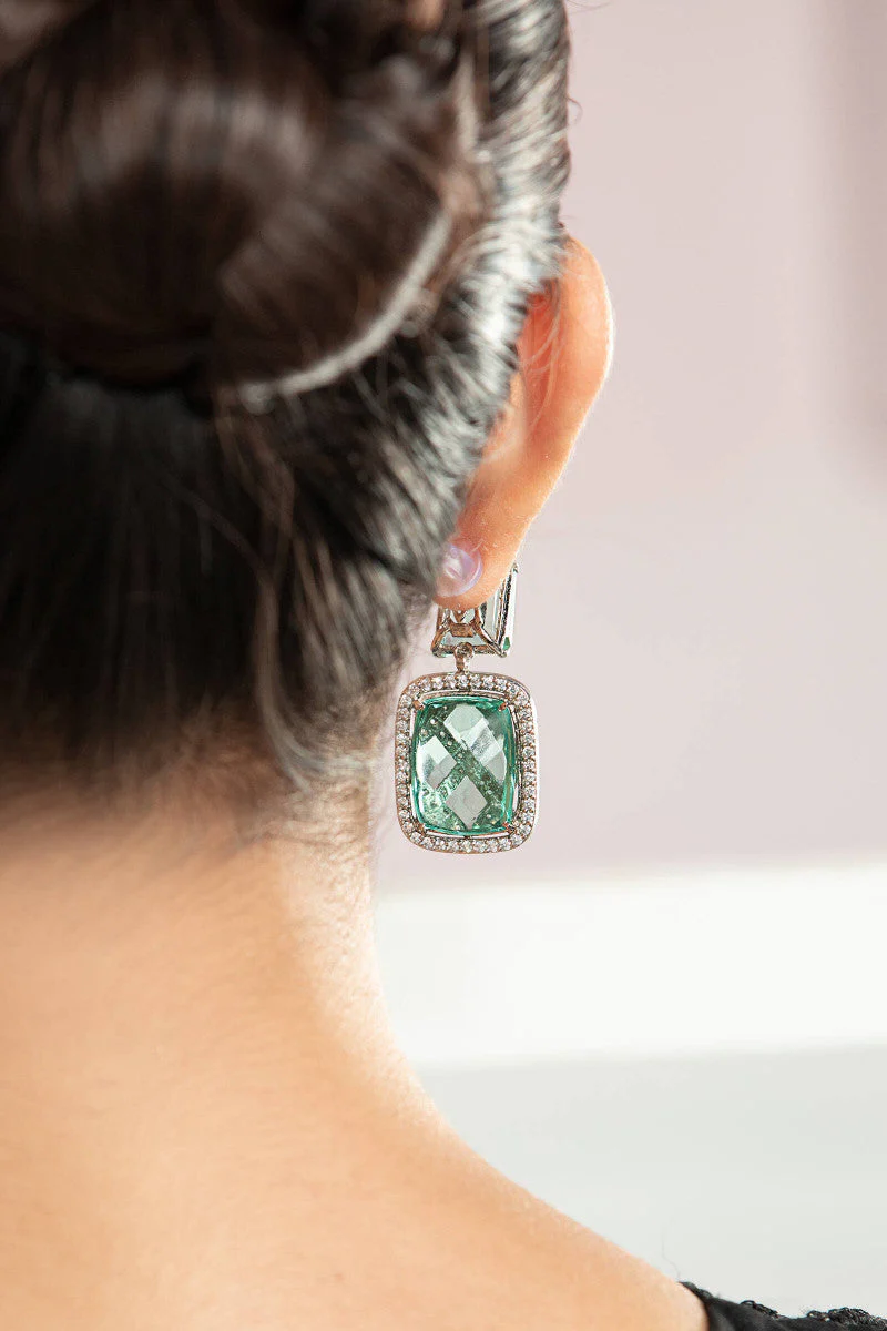 JER-039-Crystal blue and White rhodium - Image 3