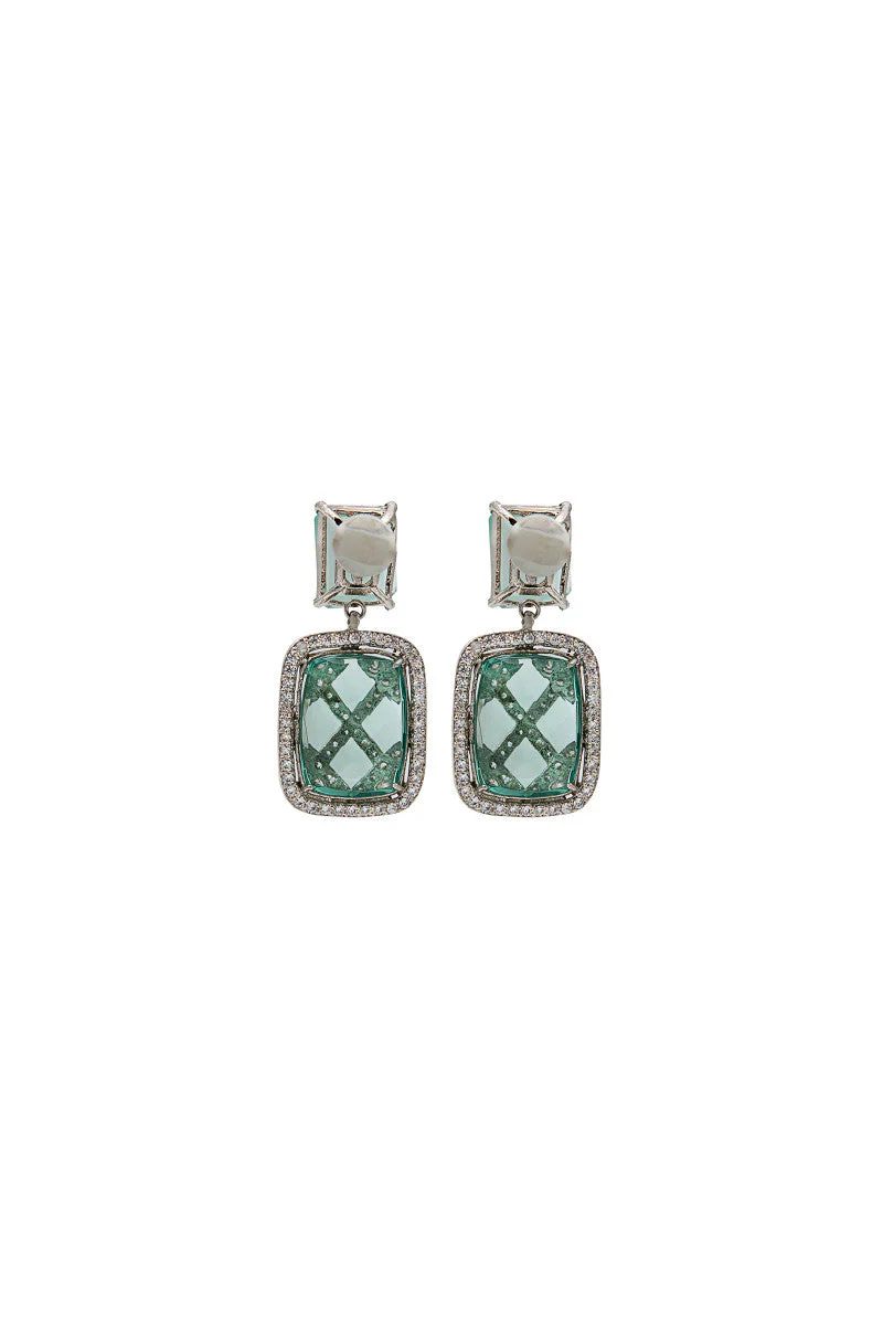 JER-039-Crystal blue and White rhodium - Image 4