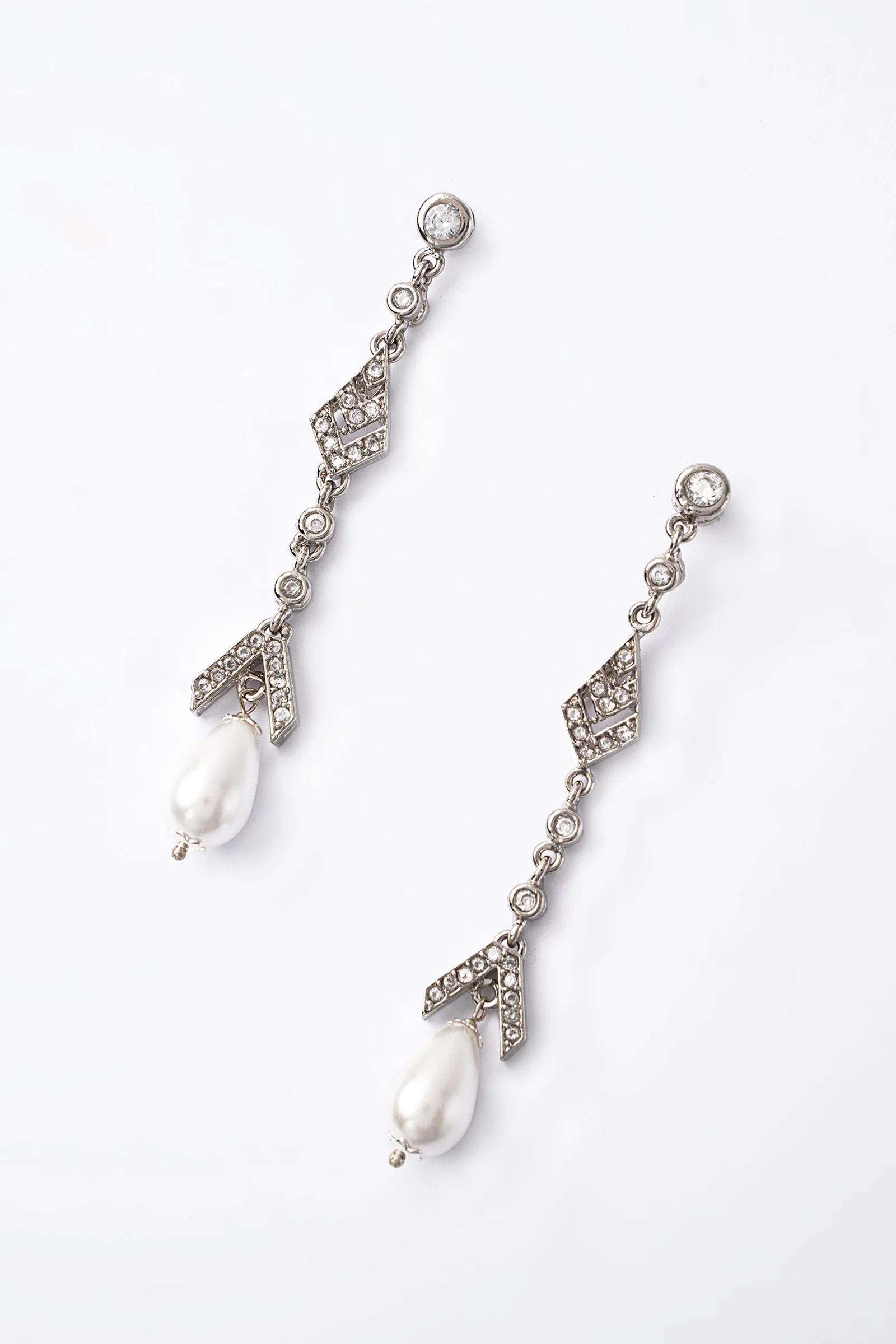 Pearl Drop Earrings - Image 4