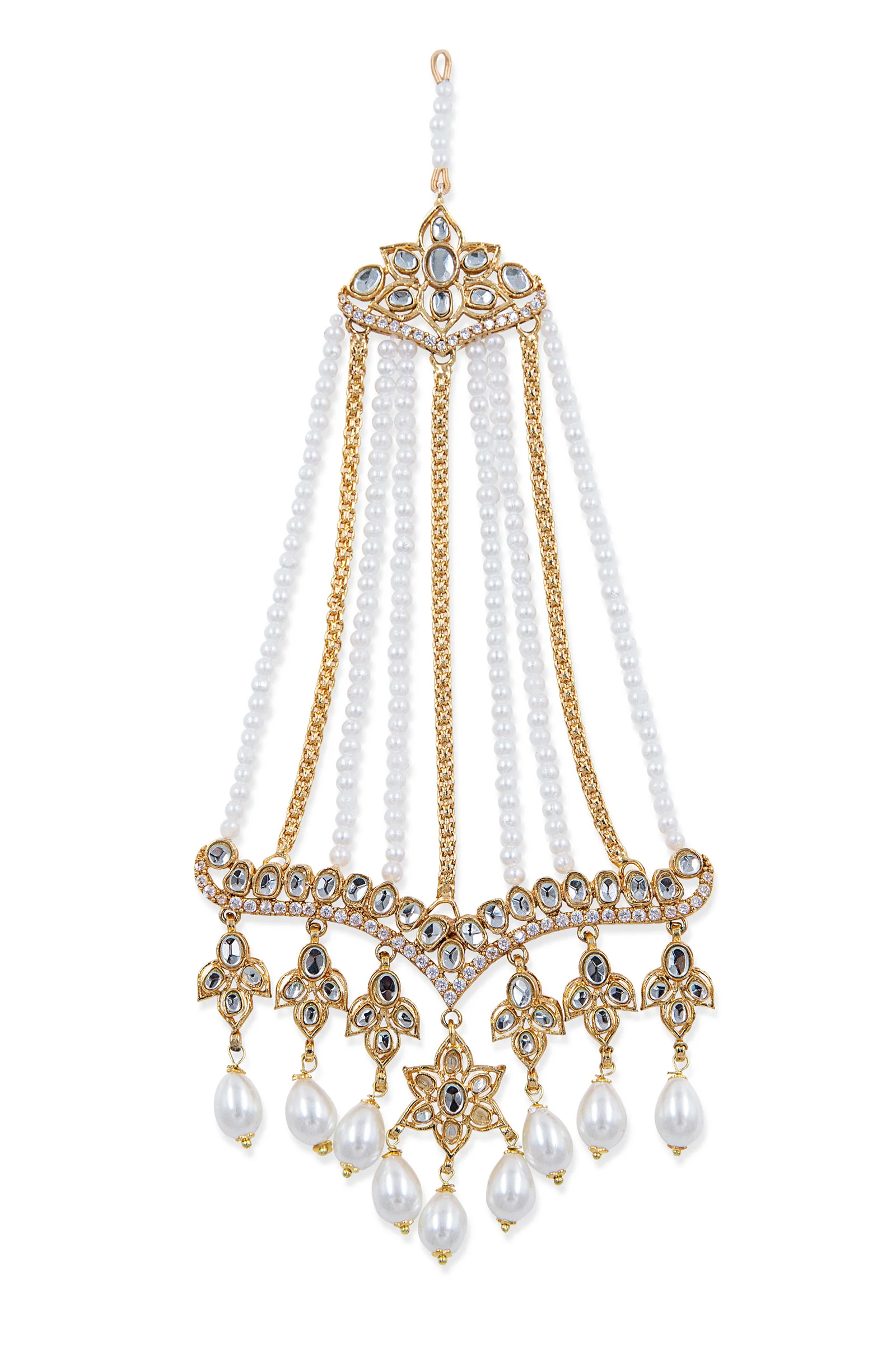 Floral Drop Jhoomar - Image 3