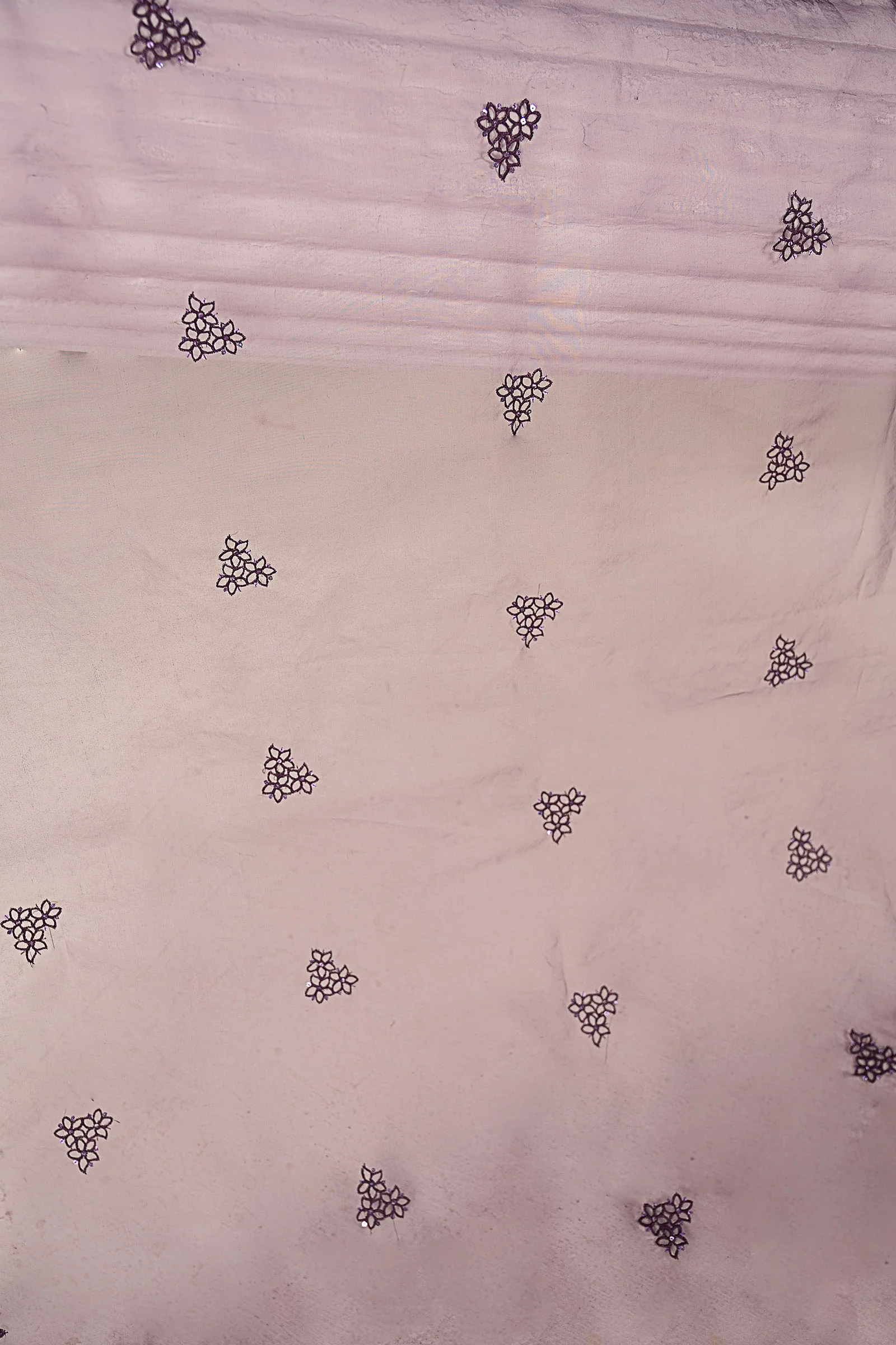 Embroidered Organza Fabric (2Pcs) - Image 7