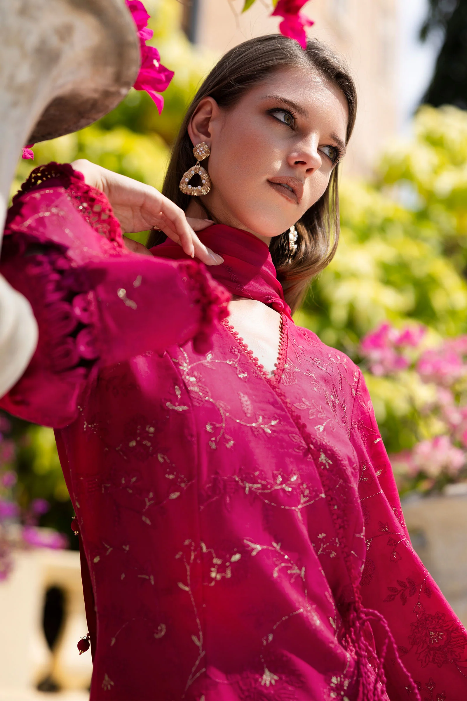 Embroidered Lawn Fabric (2Pcs) - Image 3