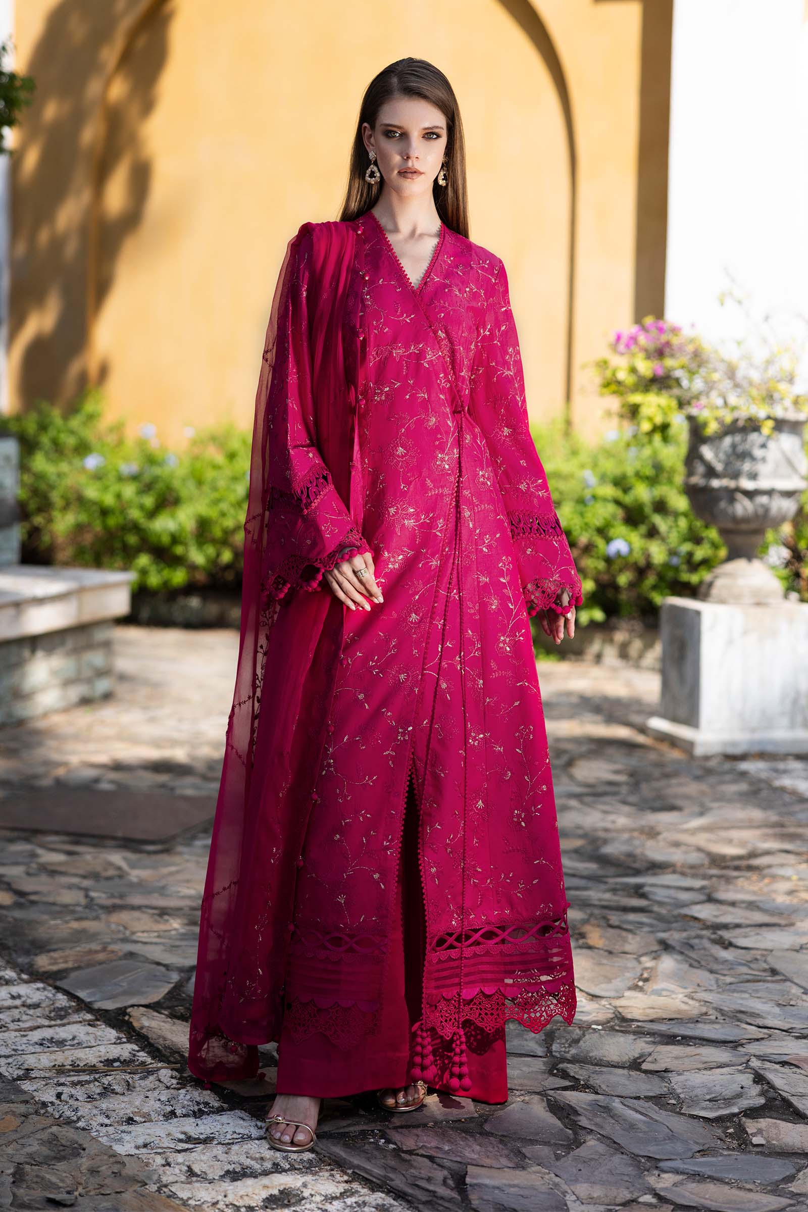Embroidered Lawn Fabric (2Pcs) - Image 4
