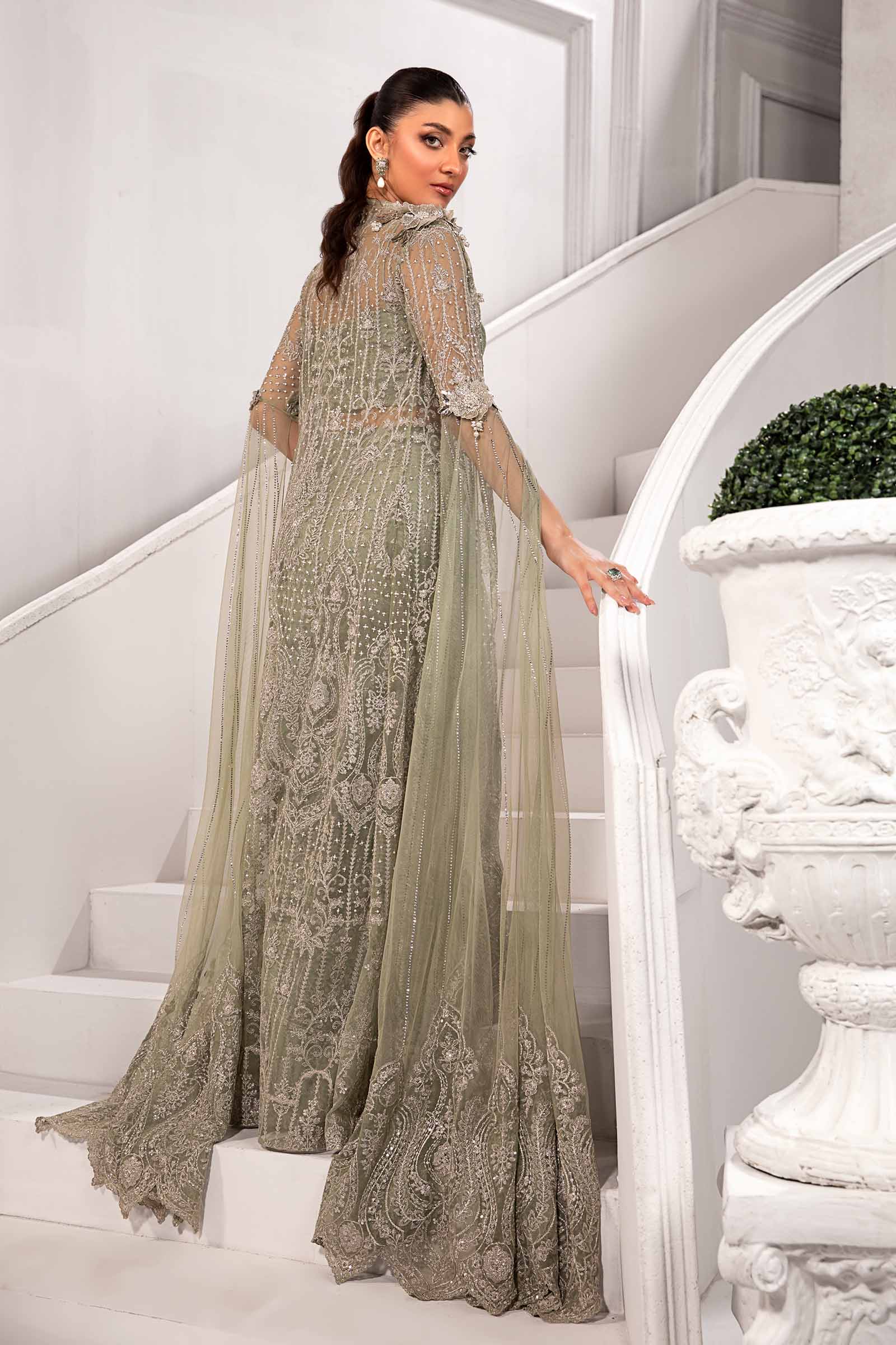Embroidered Poly Net Fabric (1Pc) | LF-701 - Image 2