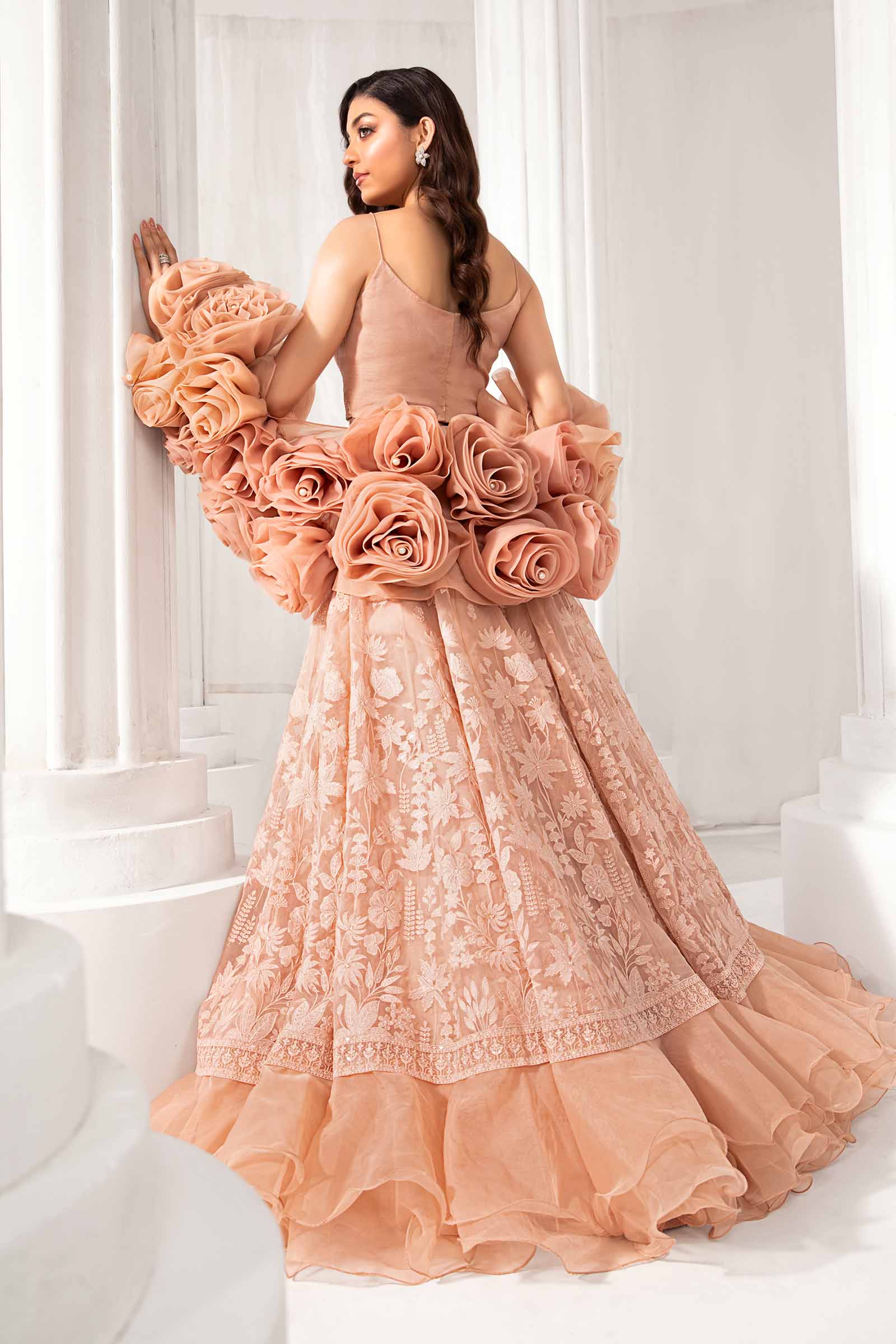 Embroidered Organza Fabric (1Pc) | LF-710 - Image 12