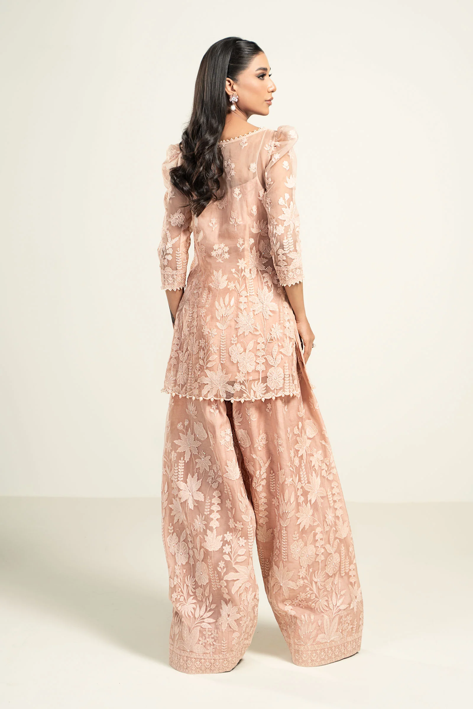 Embroidered Organza Fabric (1Pc) | LF-710 - Image 5