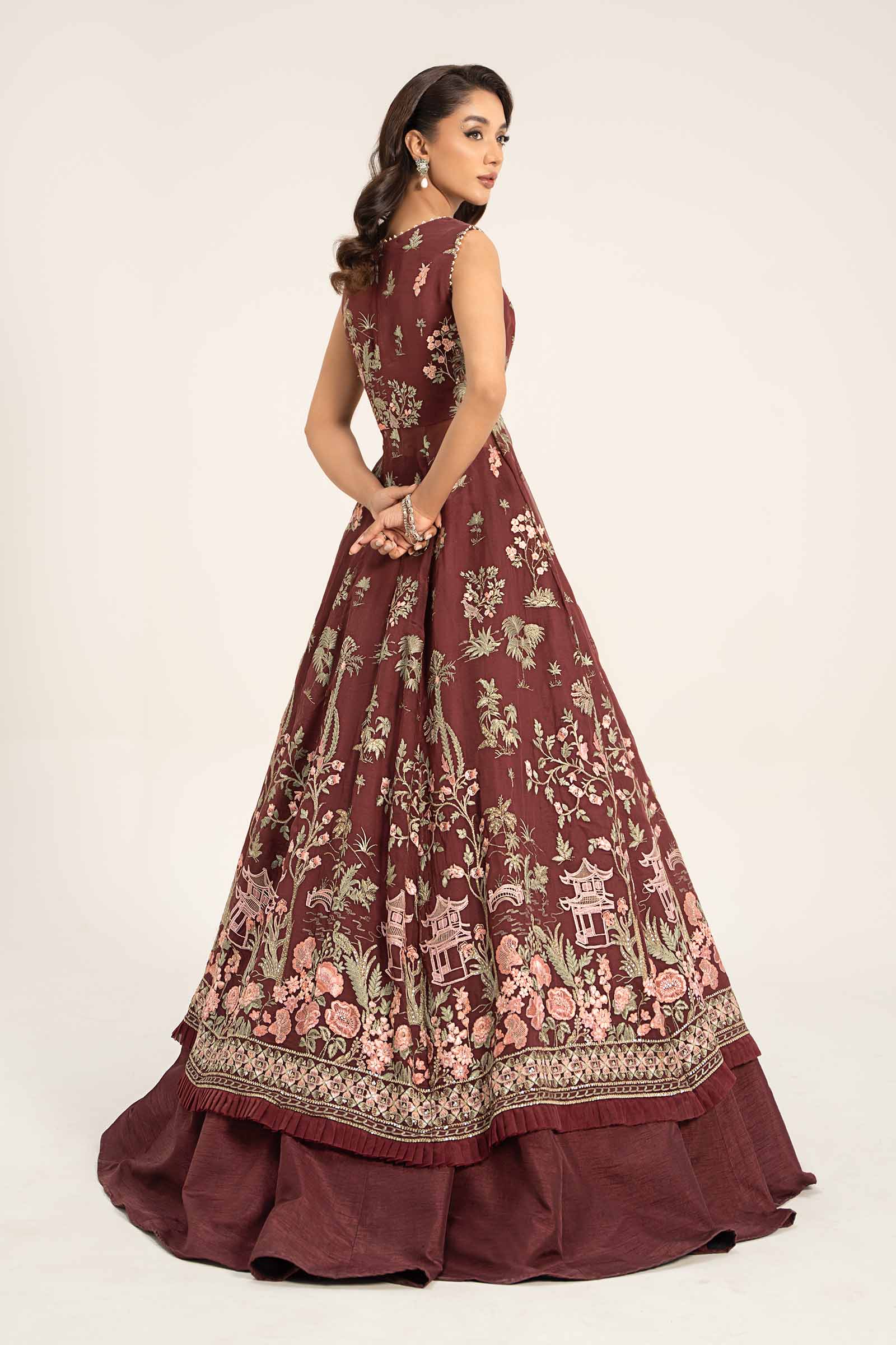 Embroidered Chiffon Fabric (1Pc) | LF-725 - Image 6