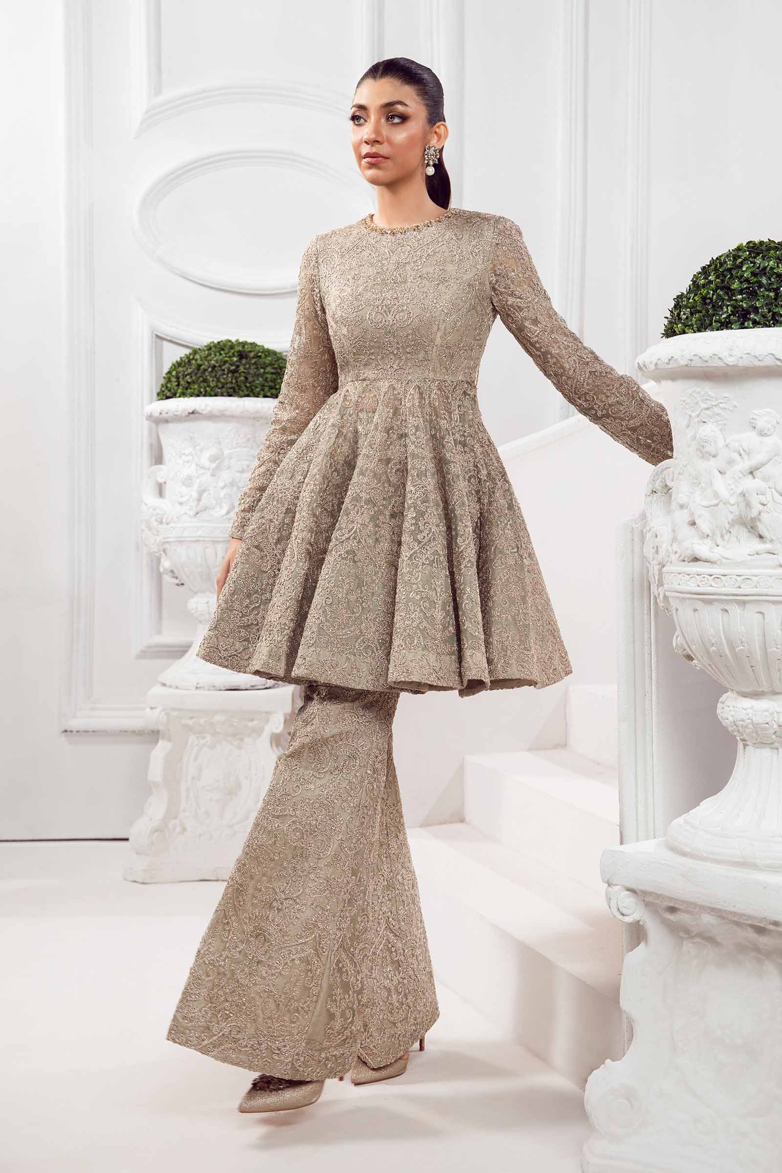 Embroidered Zari Net Fabric (1Pc) | LF-731 - Image 5