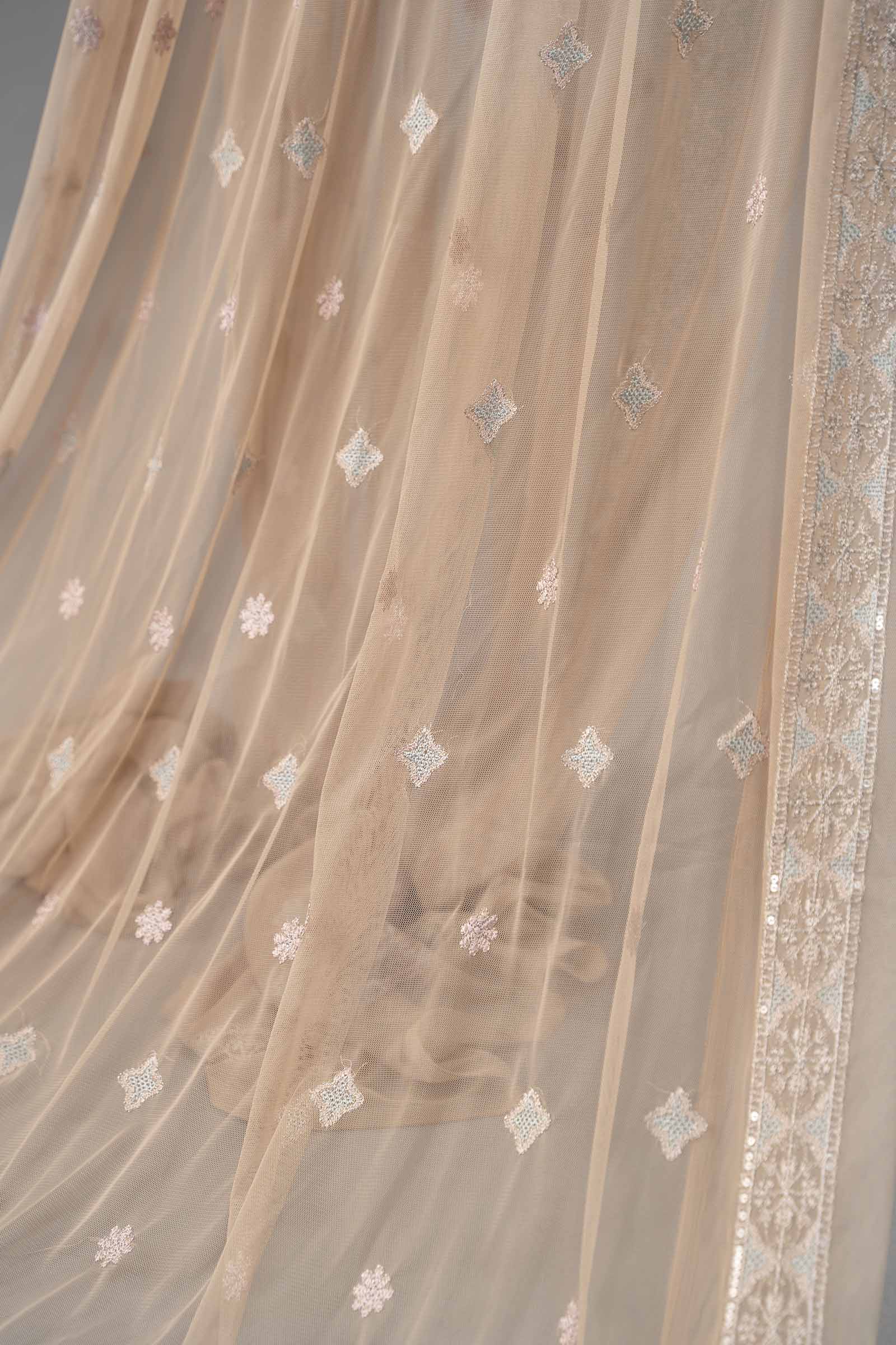 Embroidered Net Fabric (2Pcs) | LF-801 - Image 6
