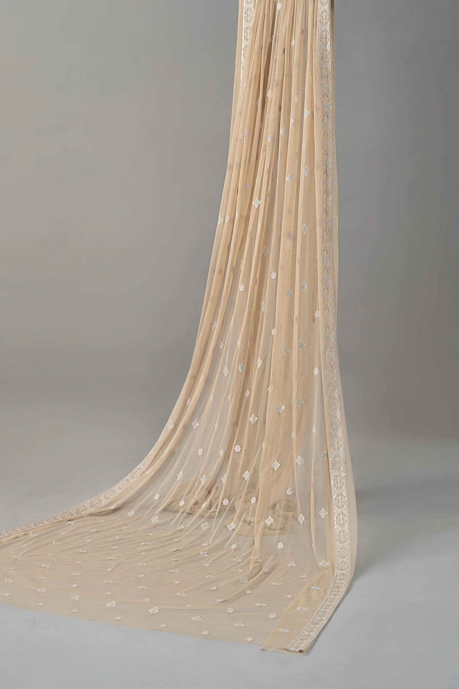 Embroidered Net Fabric (2Pcs) | LF-801 - Image 7
