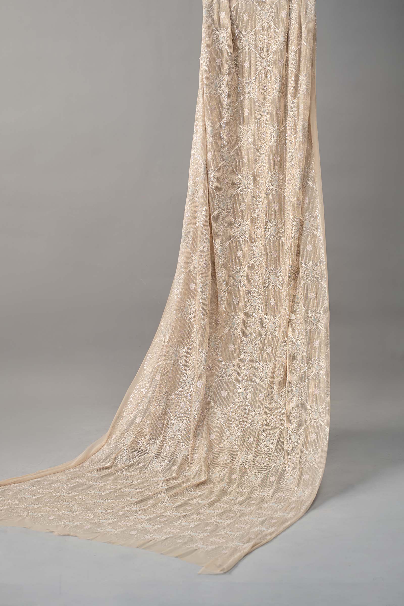 Embroidered Net Fabric (2Pcs) | LF-801 - Image 8