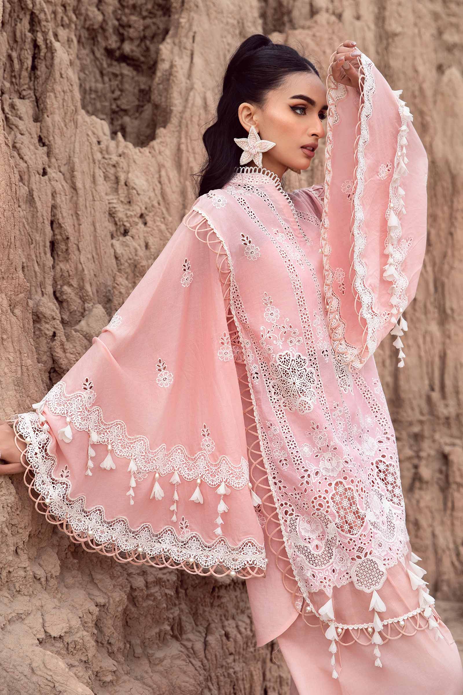 Embroidered Lawn Fabric (3Pcs) | LF-809 - Image 2