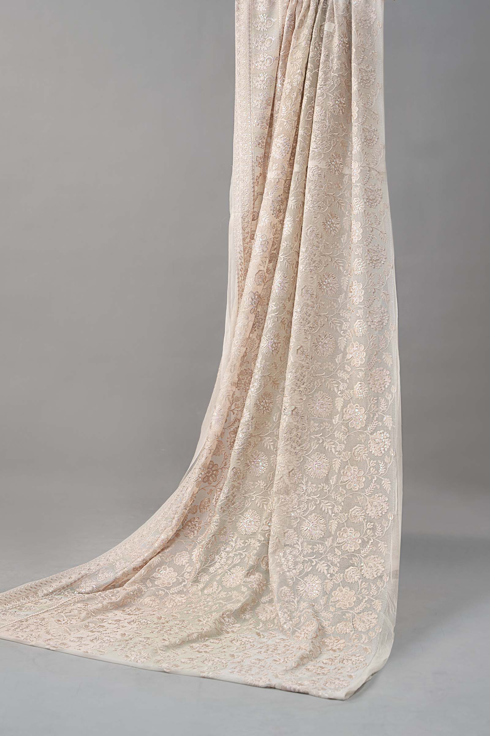 Embroidered Chiffon Fabric (2Pcs) | LF-817 - Image 10