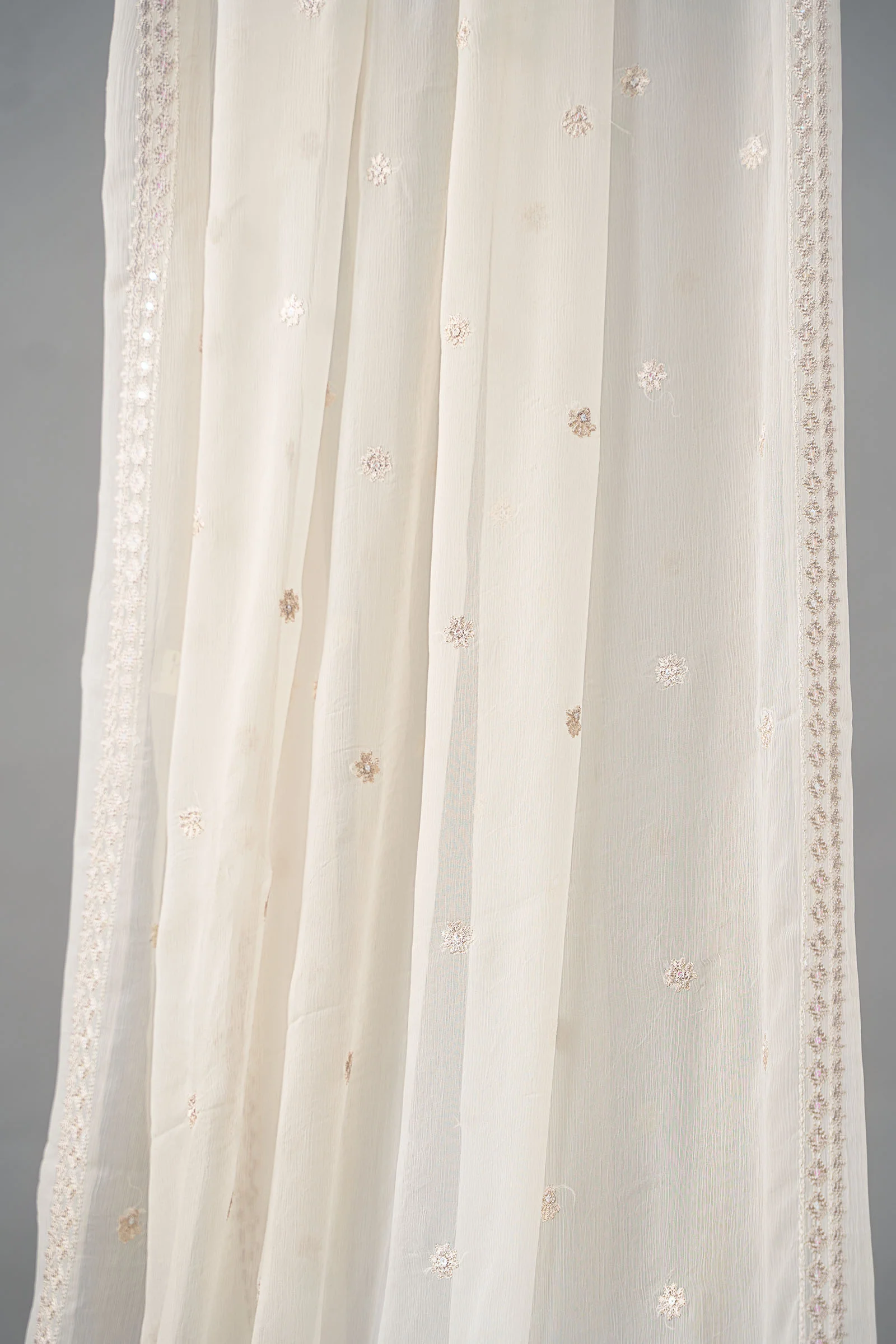 Embroidered Chiffon Fabric (2Pcs) | LF-817 - Image 11