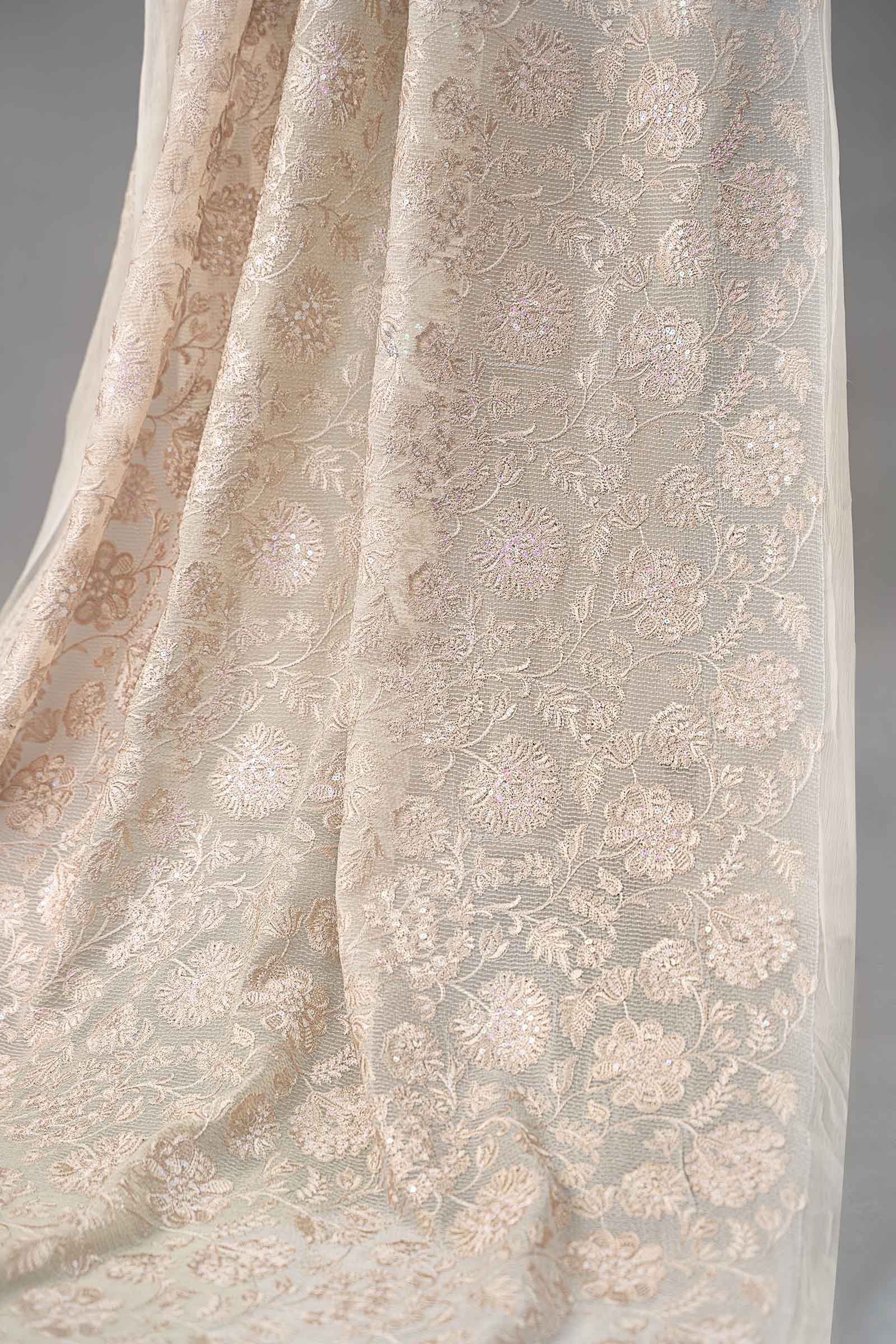 Embroidered Chiffon Fabric (2Pcs) | LF-817 - Image 9