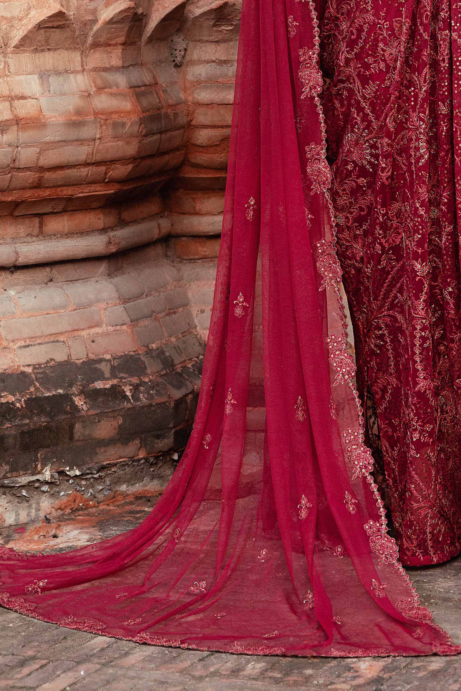 Embroidered Net Fabric (2Pcs) | LF-905 - Image 4