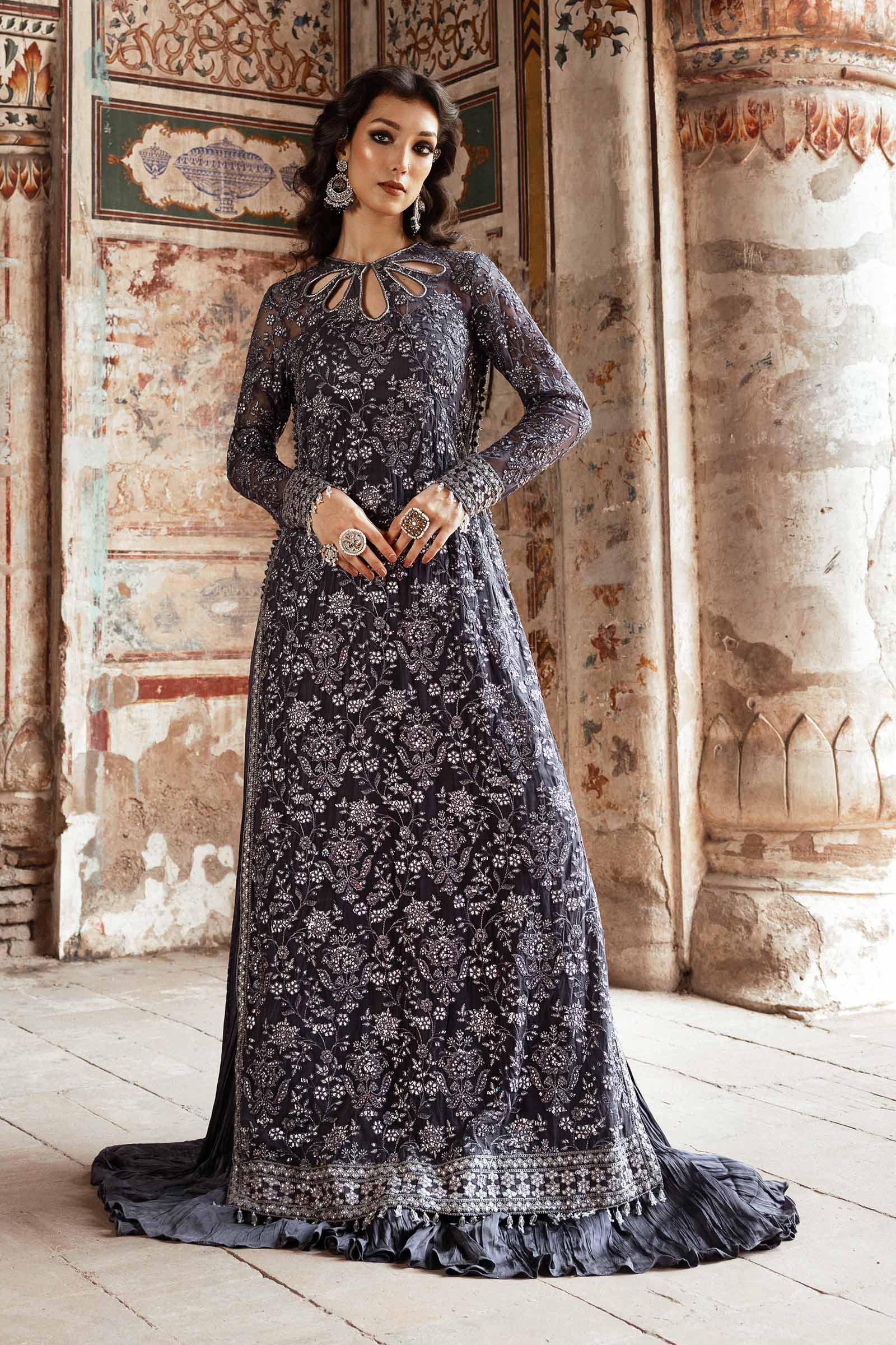 Embroidered Chiffon Fabric (2Pcs) | LF-919 - Image 6