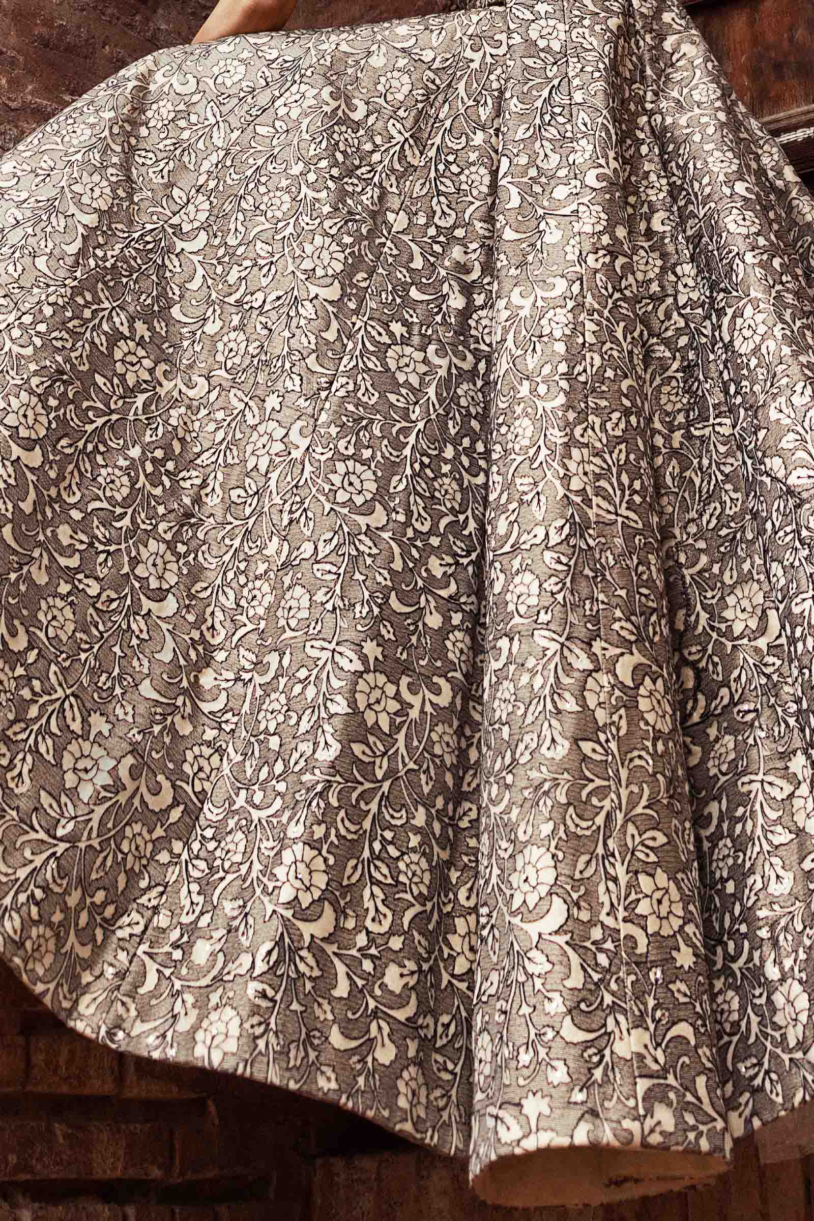 Embroidered Masoori Fabric (1Pc) | LF-923 - Image 3