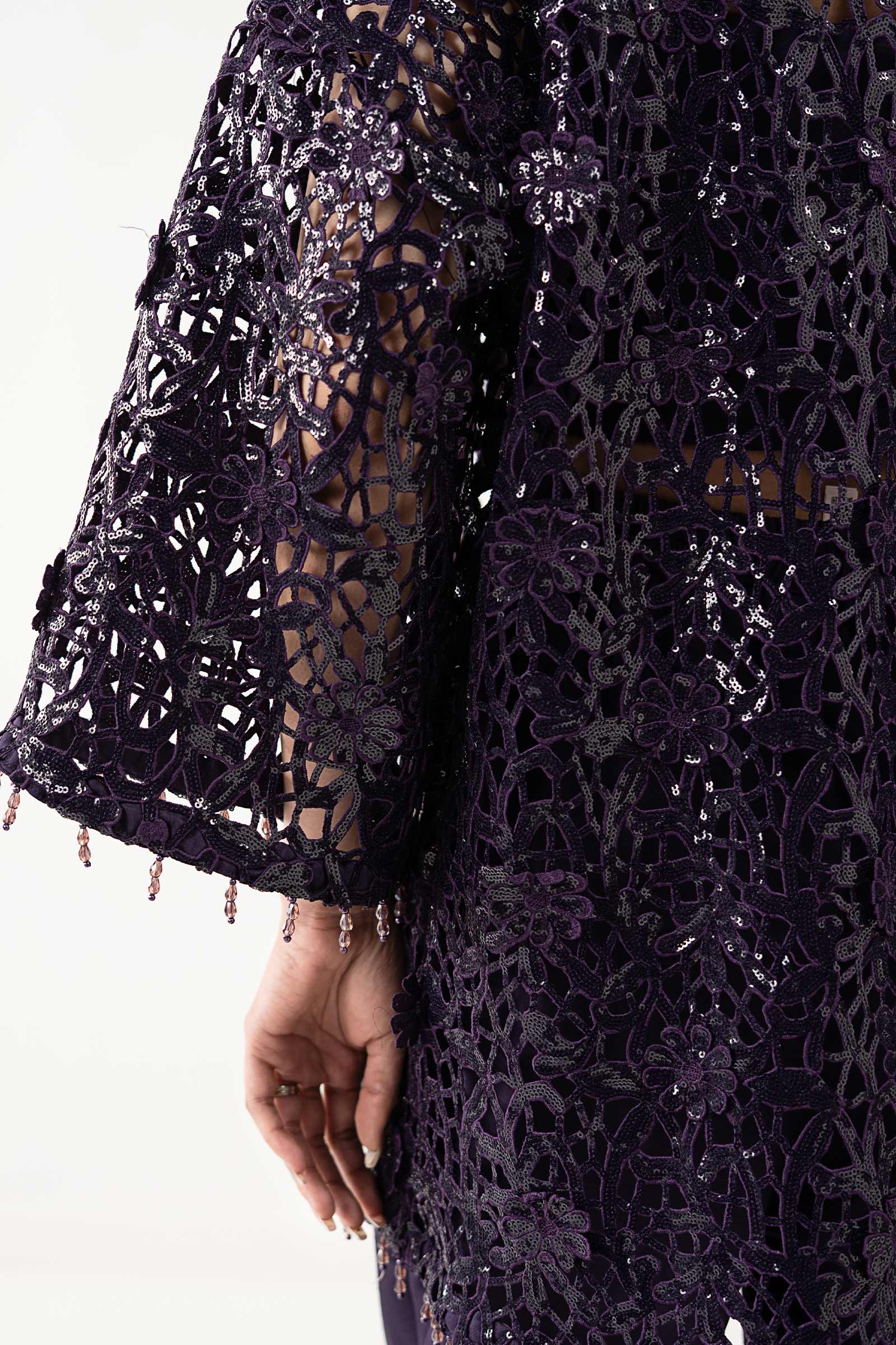 Embroidered Lace Fabric (1Pc) - Image 6
