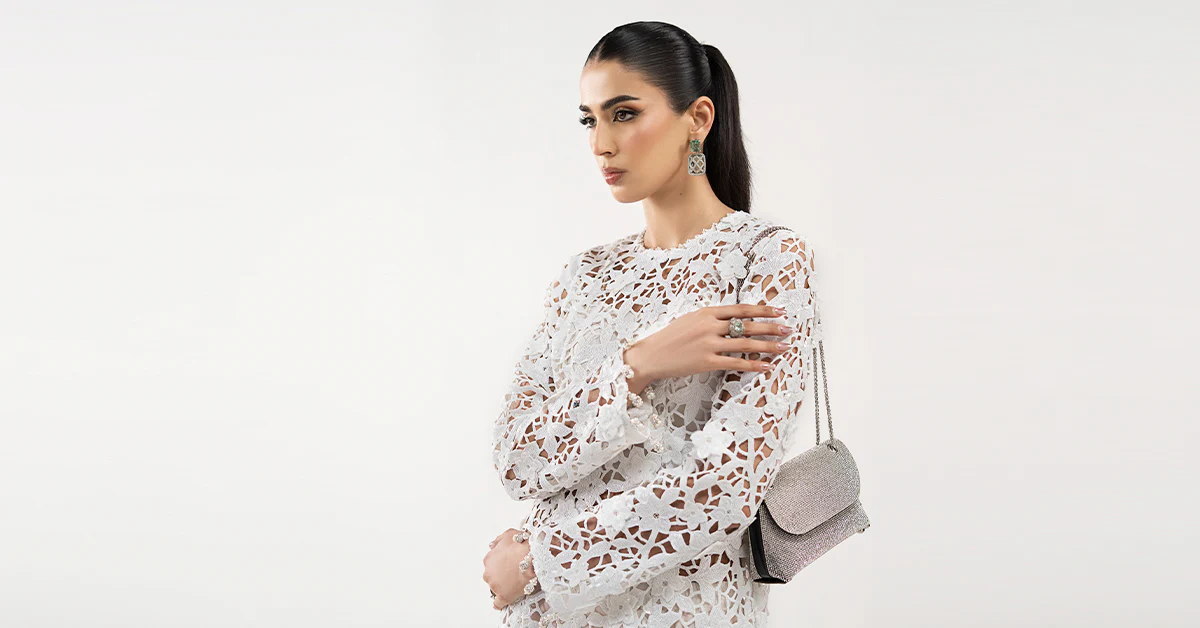 Embroidered Lace Fabric (1Pc) - Image 7