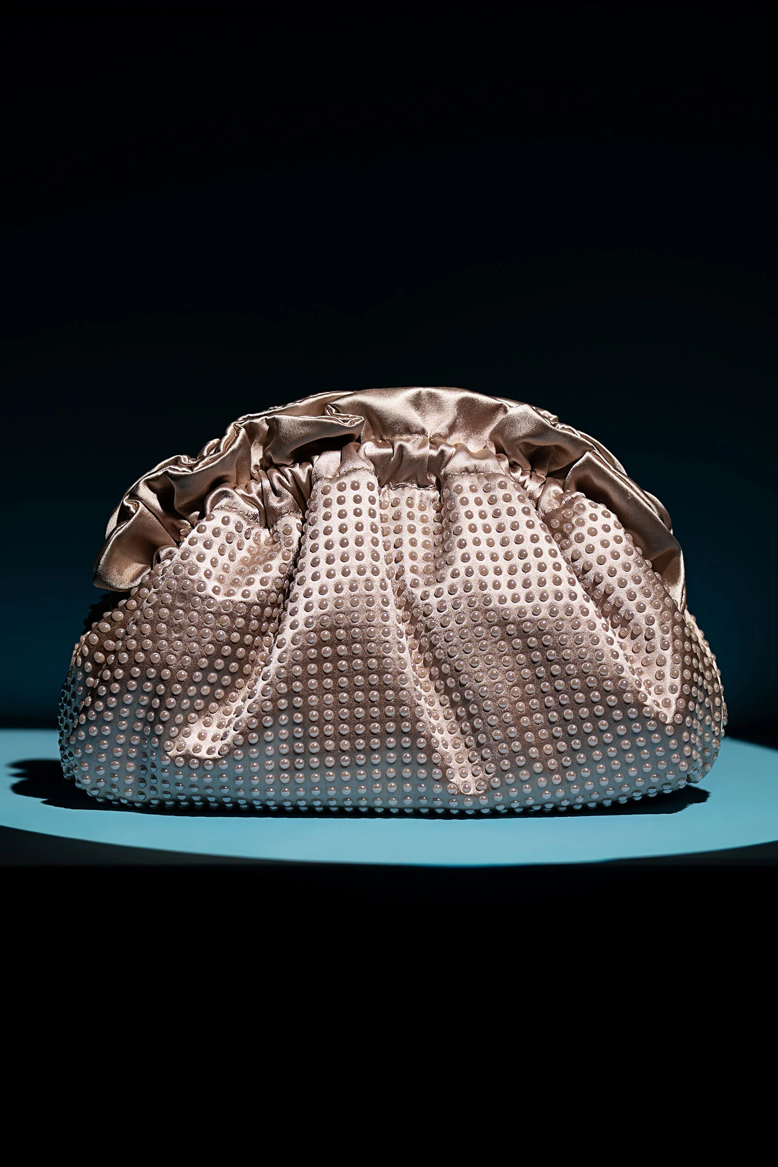 Ruched Pearl Clutch - Image 4