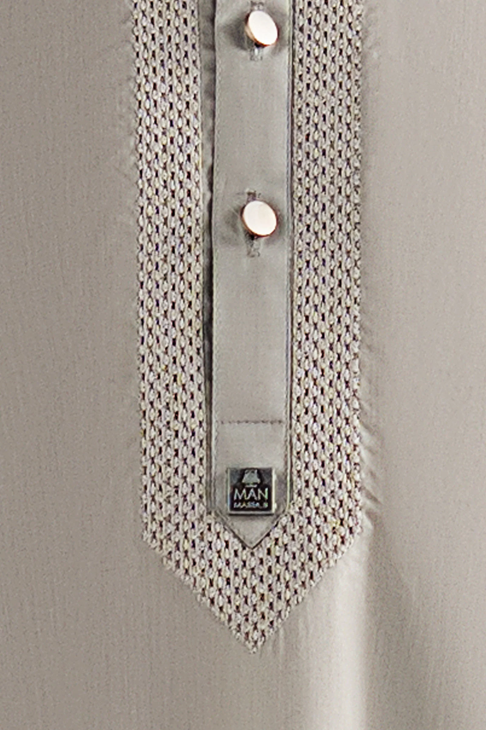 Embroidered Blended Kurta - Image 4