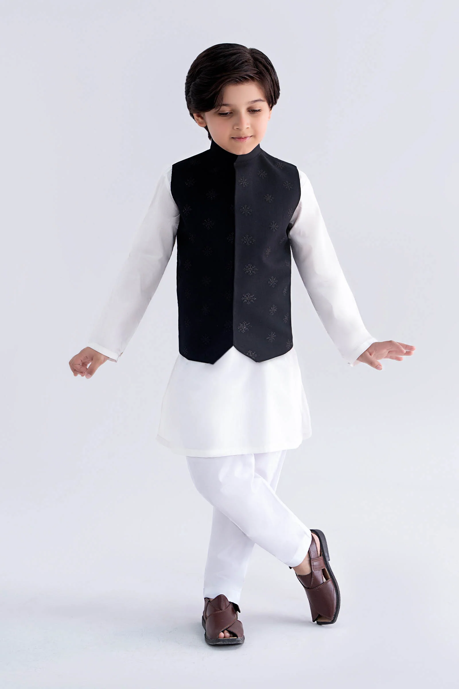 Blended Black Waistcoat