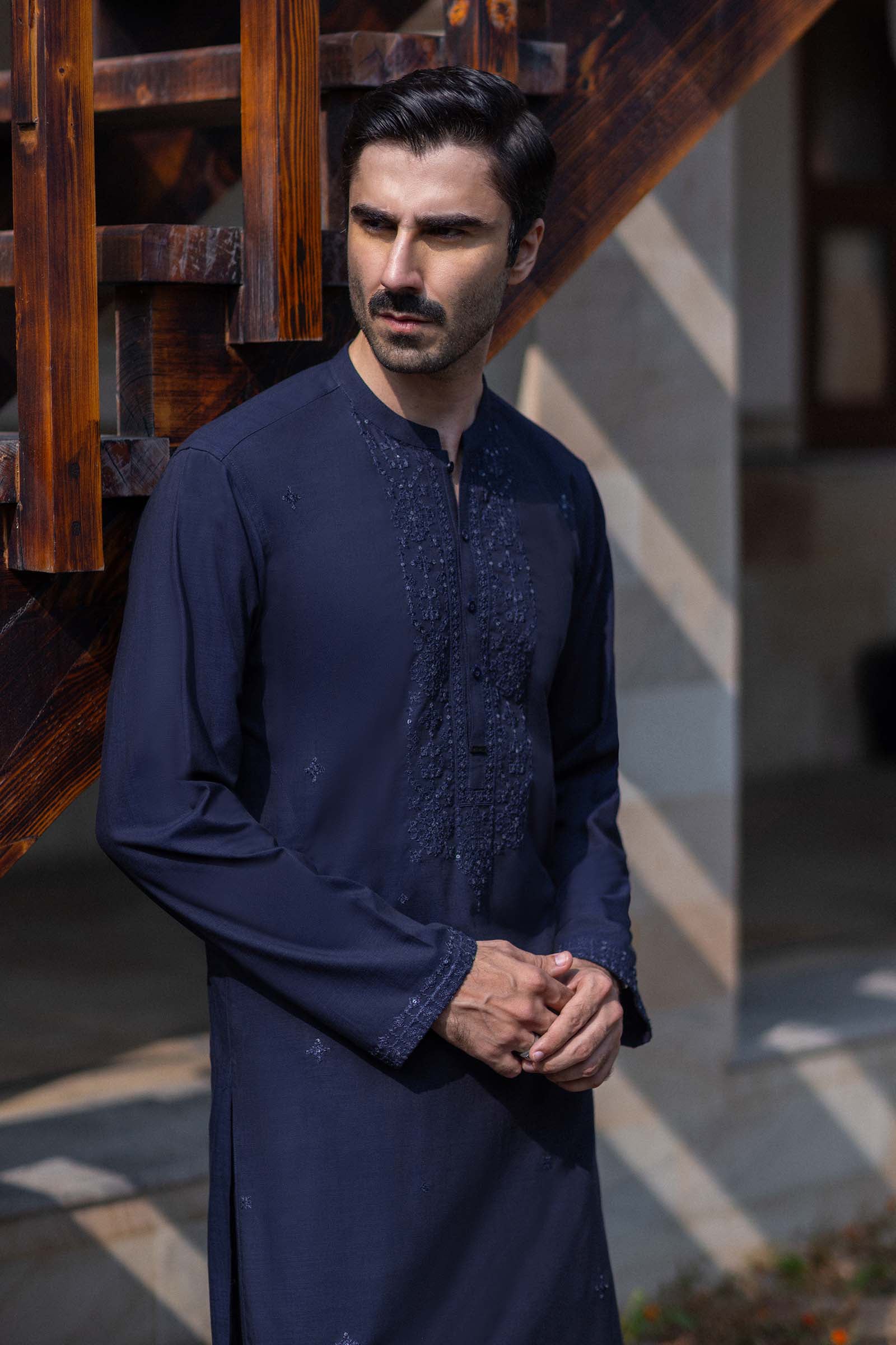2 Piece Blended Khaddar Suit - Image 2