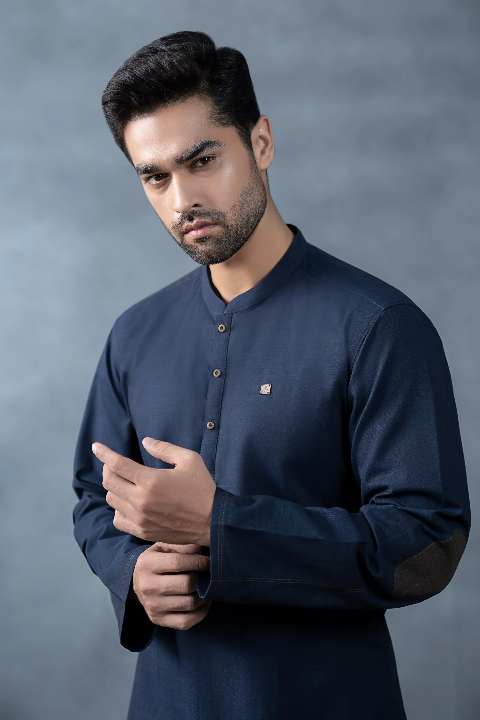 Nova Yarn Dyed Khaddar Kurta - Image 2