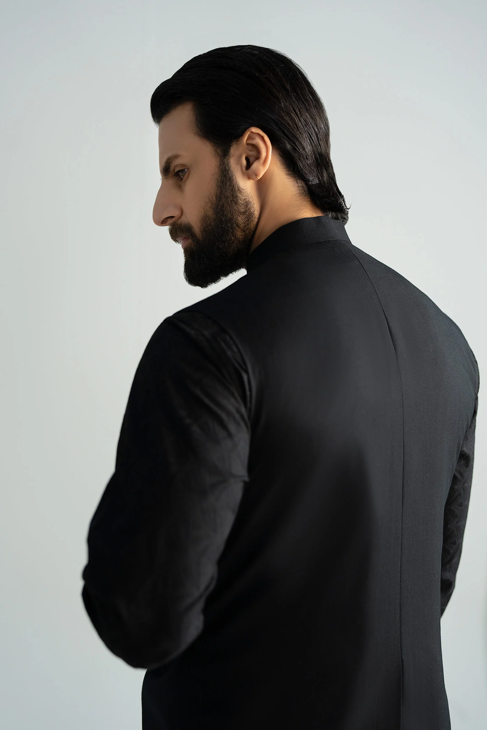 Tropical Black Waistcoat - Image 6