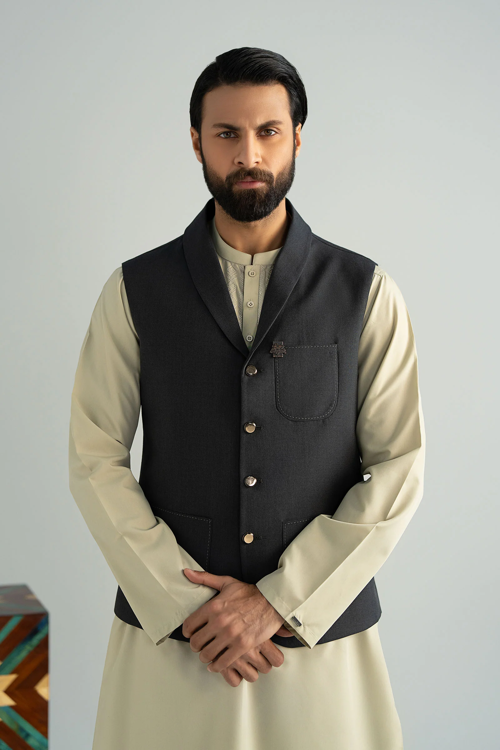 Blended Midnight Waistcoat - Image 2