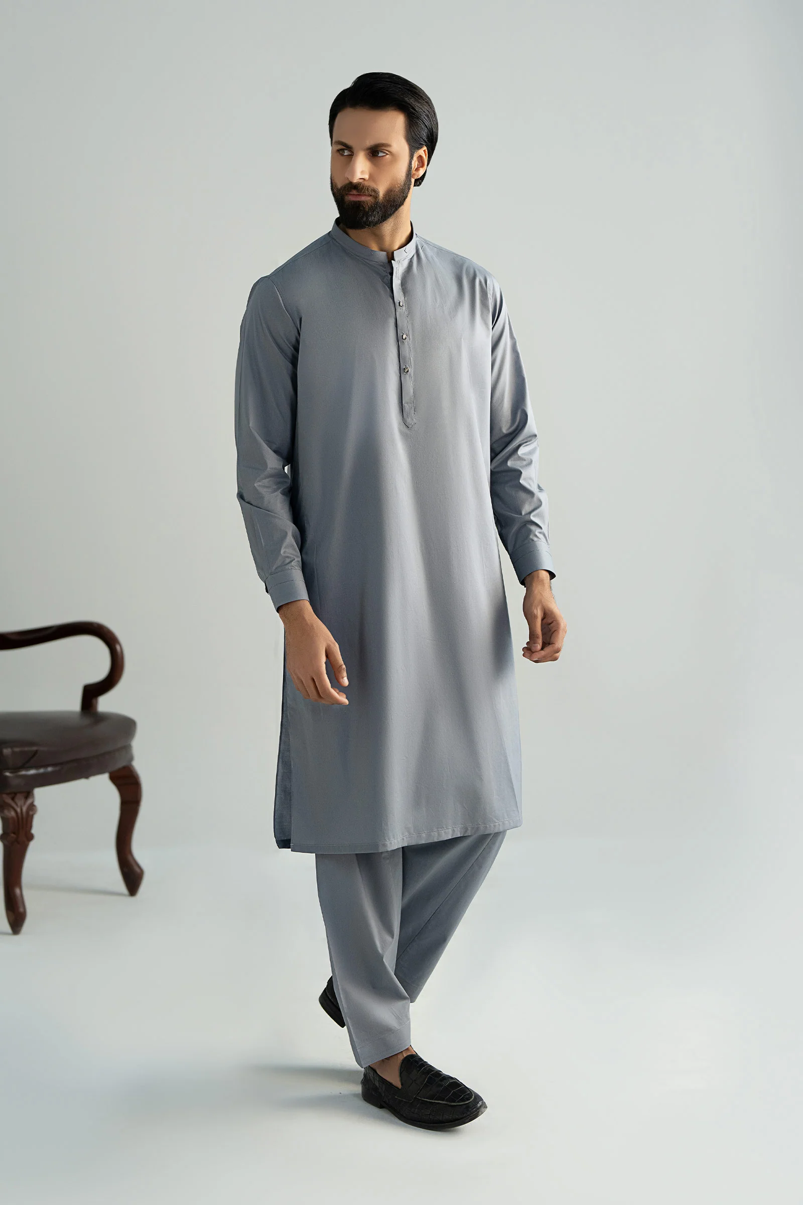 2 Piece Cotton Suit - Image 3