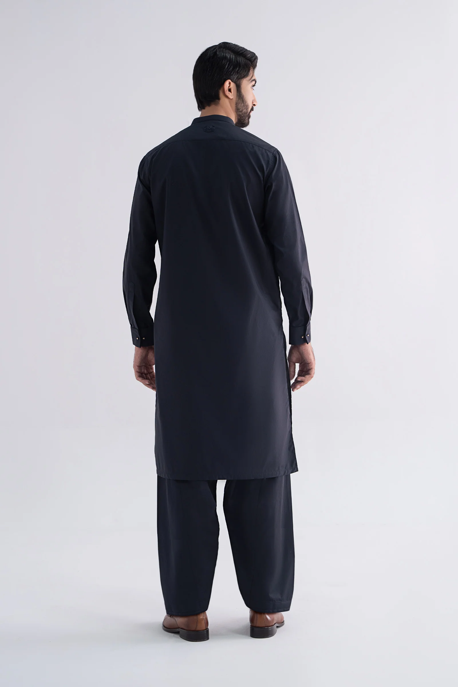 2 Piece Embroidered Cotton Suit - Image 7