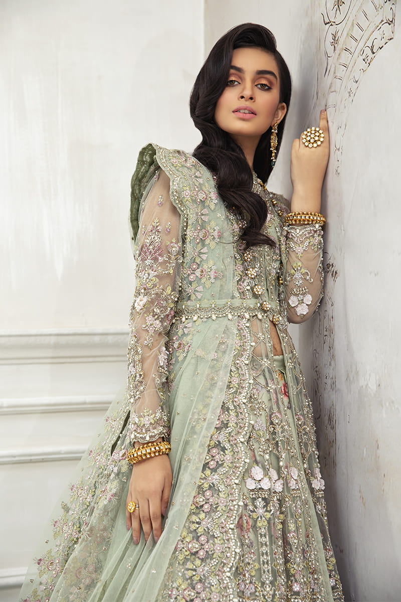 Maria B. Couture Mint Green MC-020 - Image 3