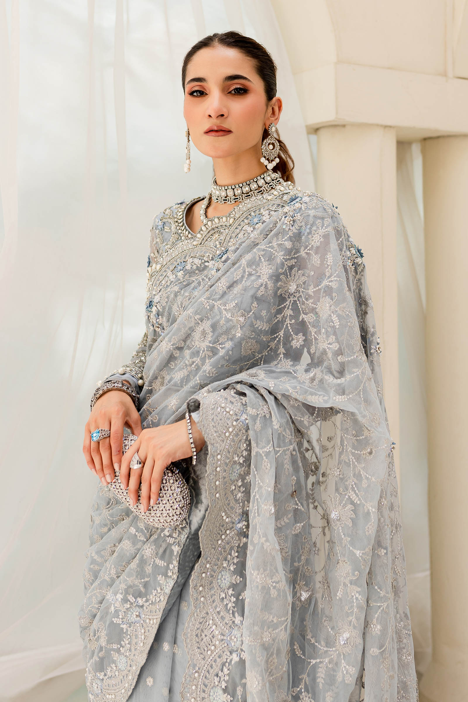 Maria B. Couture Ice Blue MC-908 - Image 2