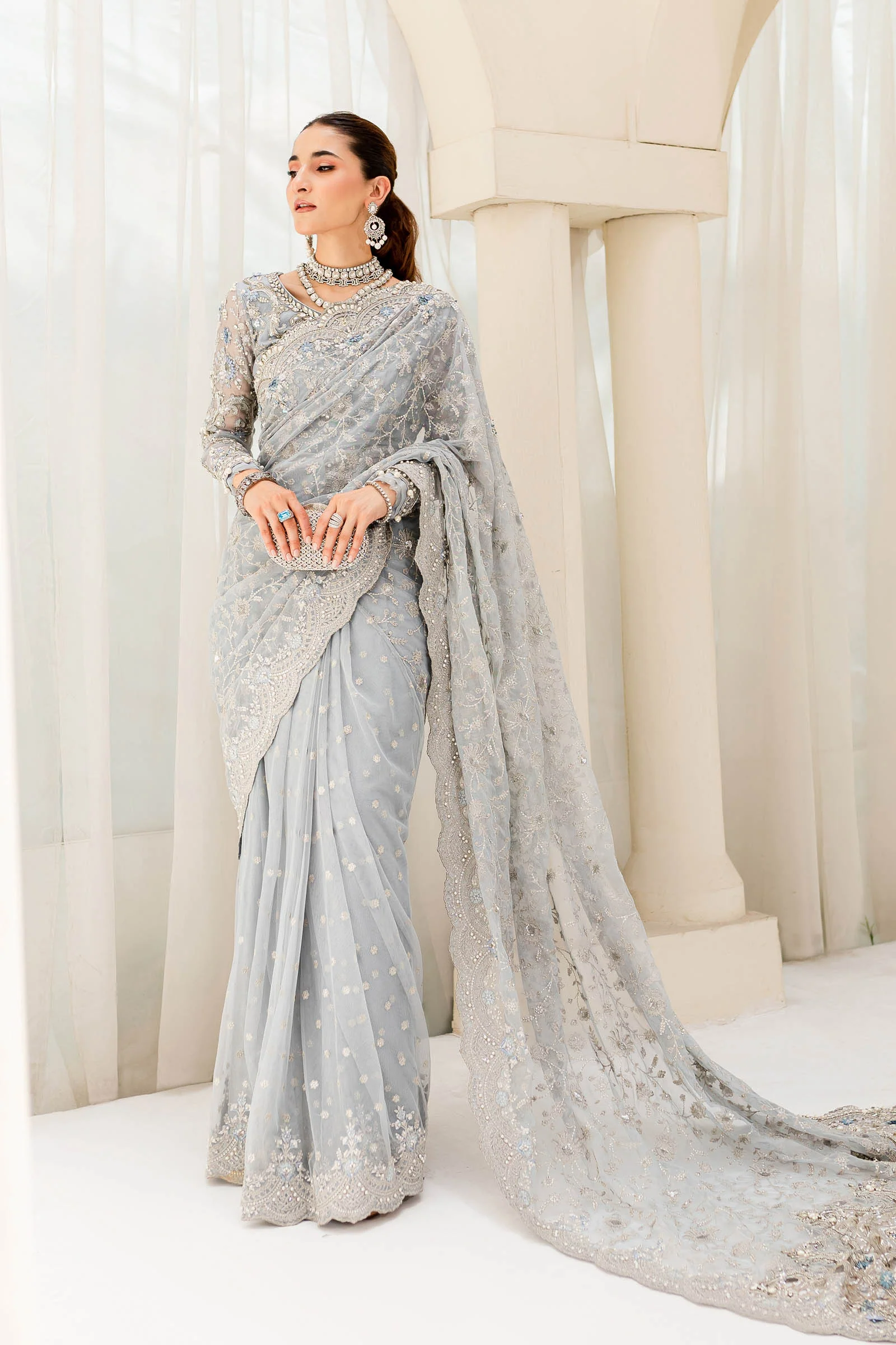 Maria B. Couture Ice Blue MC-908 - Image 5