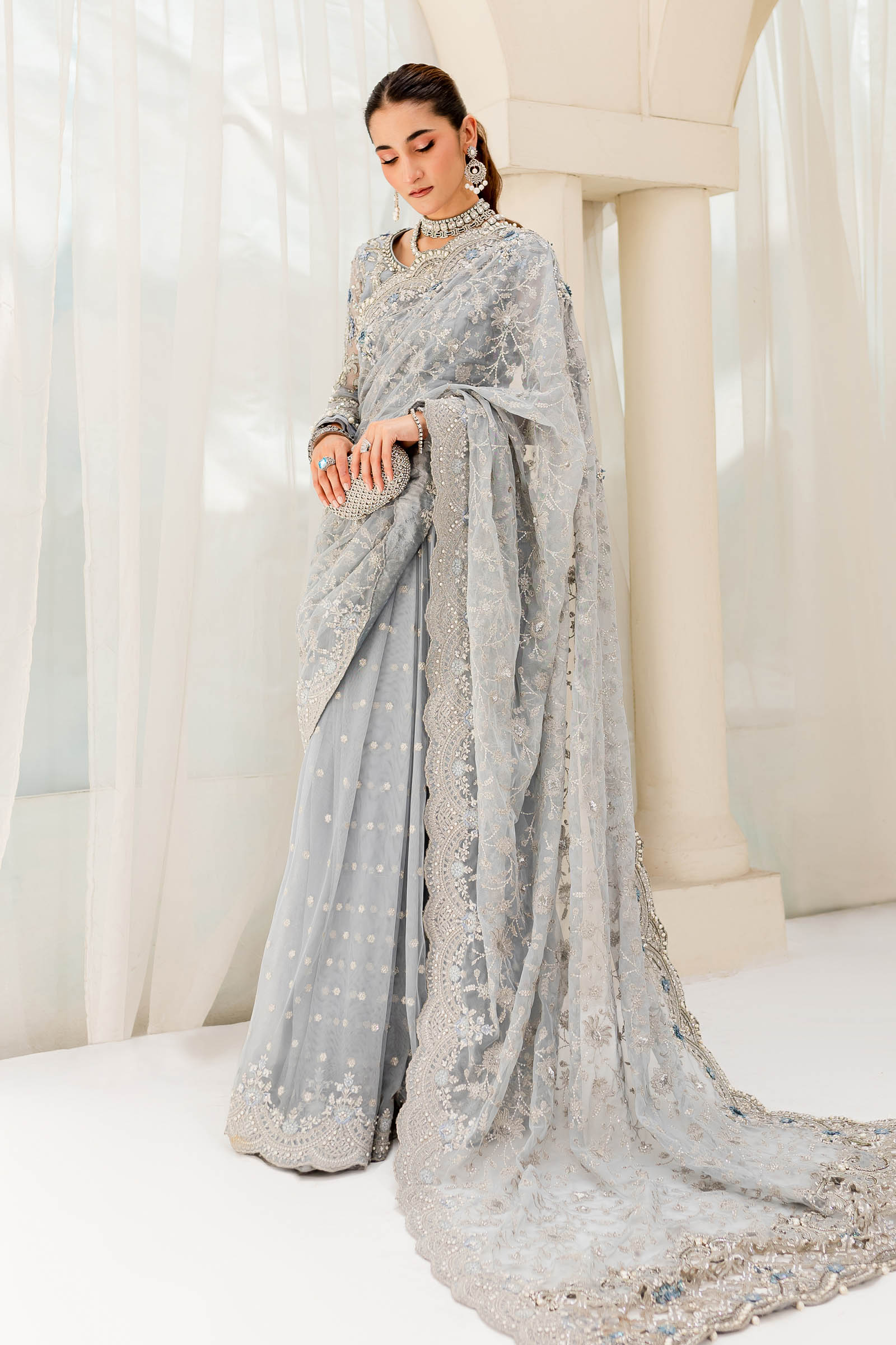 Maria B. Couture Ice Blue MC-908 - Image 6