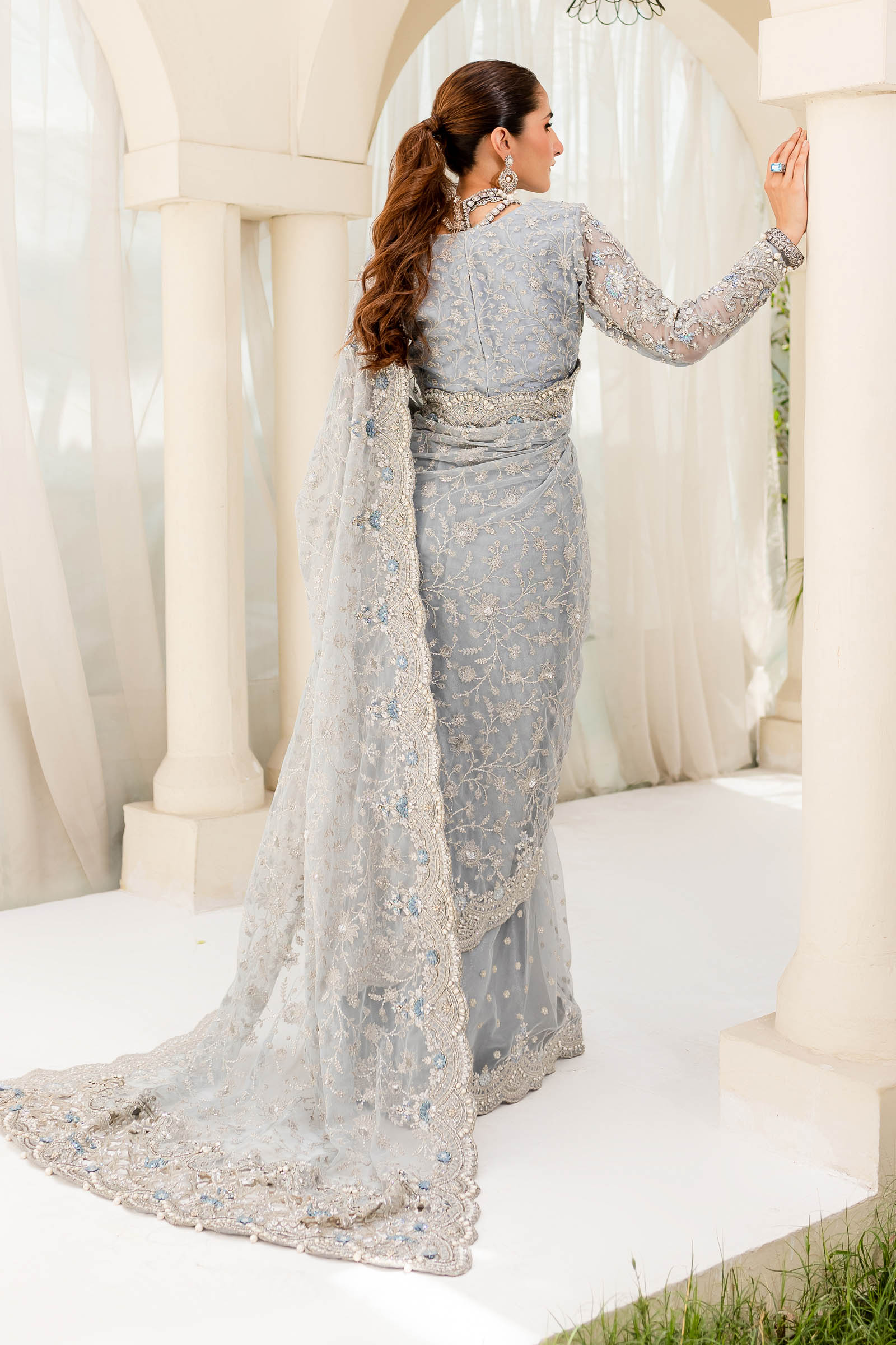 Maria B. Couture Ice Blue MC-908 - Image 7